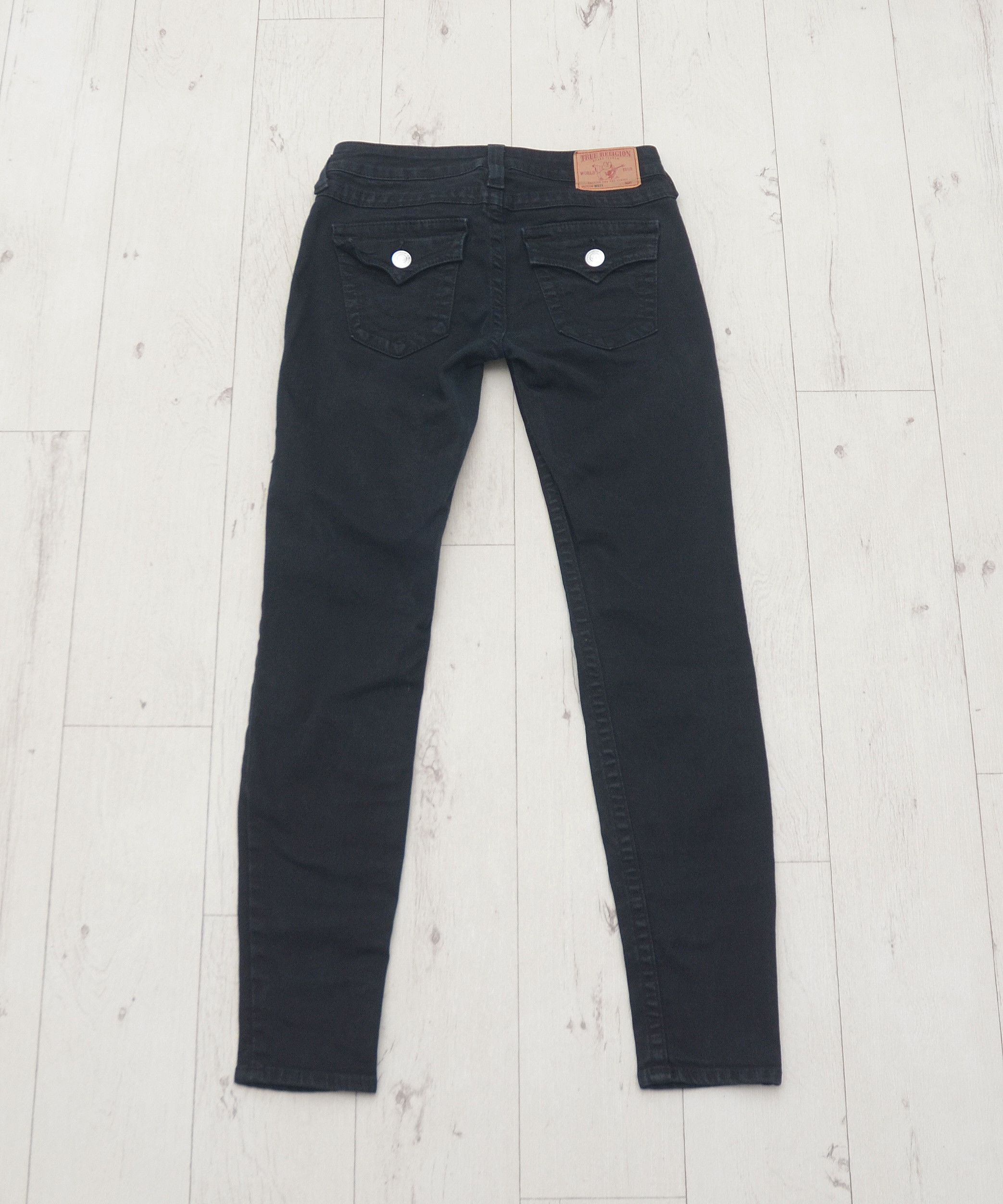 True Religion × Vintage Vintage True Religion Jeans Made in USA Misty Black Y2K Size 27" / US 4 / IT 40 - 1 Thumbnail