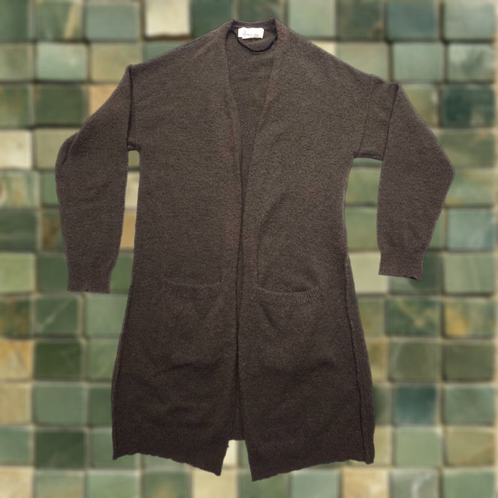 Anthropologie Anthropologie Cardigan Womens Small Wool Blend Open Front Pocket Lightweight Multicolor Open Casual Knit Long Sleeve Fashion Cardigan Size S / US 4 / IT 40 - 1 Thumbnail