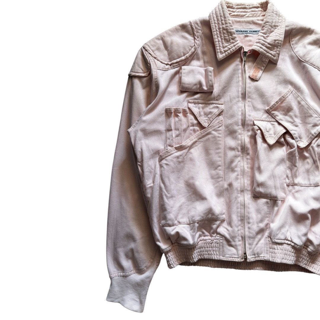 Katharine Hamnett London Katharine Hamnett Cargo Padded Bomber Jacket Size US L / EU 52-54 / 3 - 6 Thumbnail