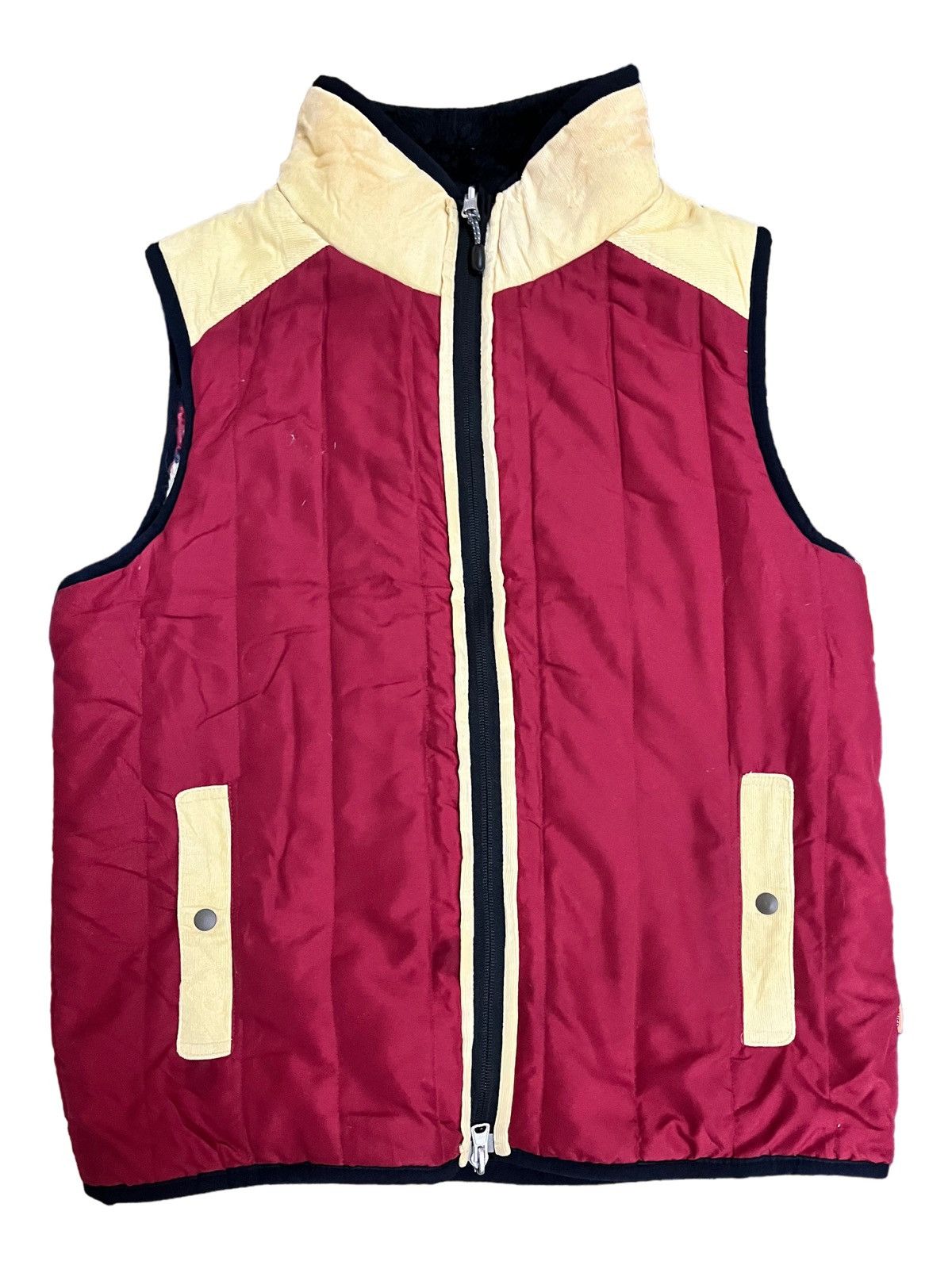 Japanese Brand Vintage Kriff Mayer Sportwear Hybrid Fleece Vest Size US L / EU 52-54 / 3 - 1 Thumbnail