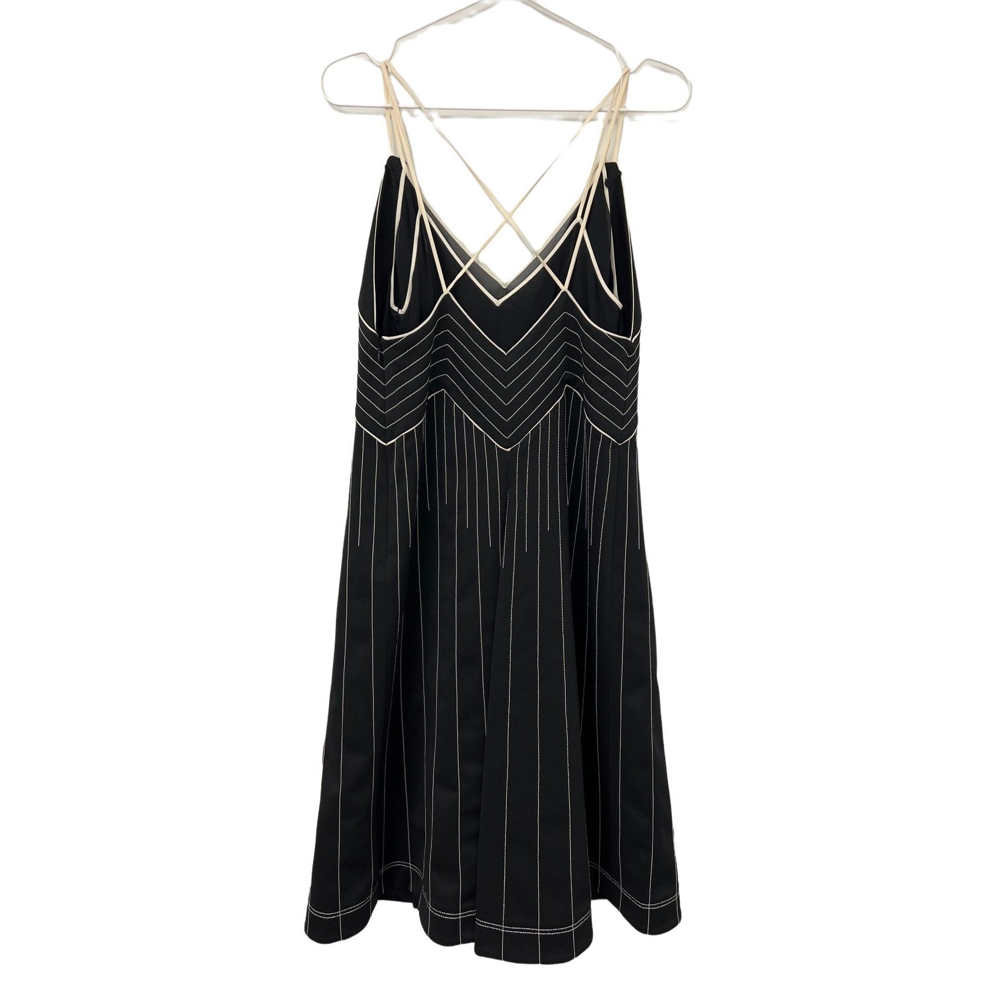 Valentino Valentino Striped A-Line Dress Size S / US 4 / IT 40 - 3 Thumbnail