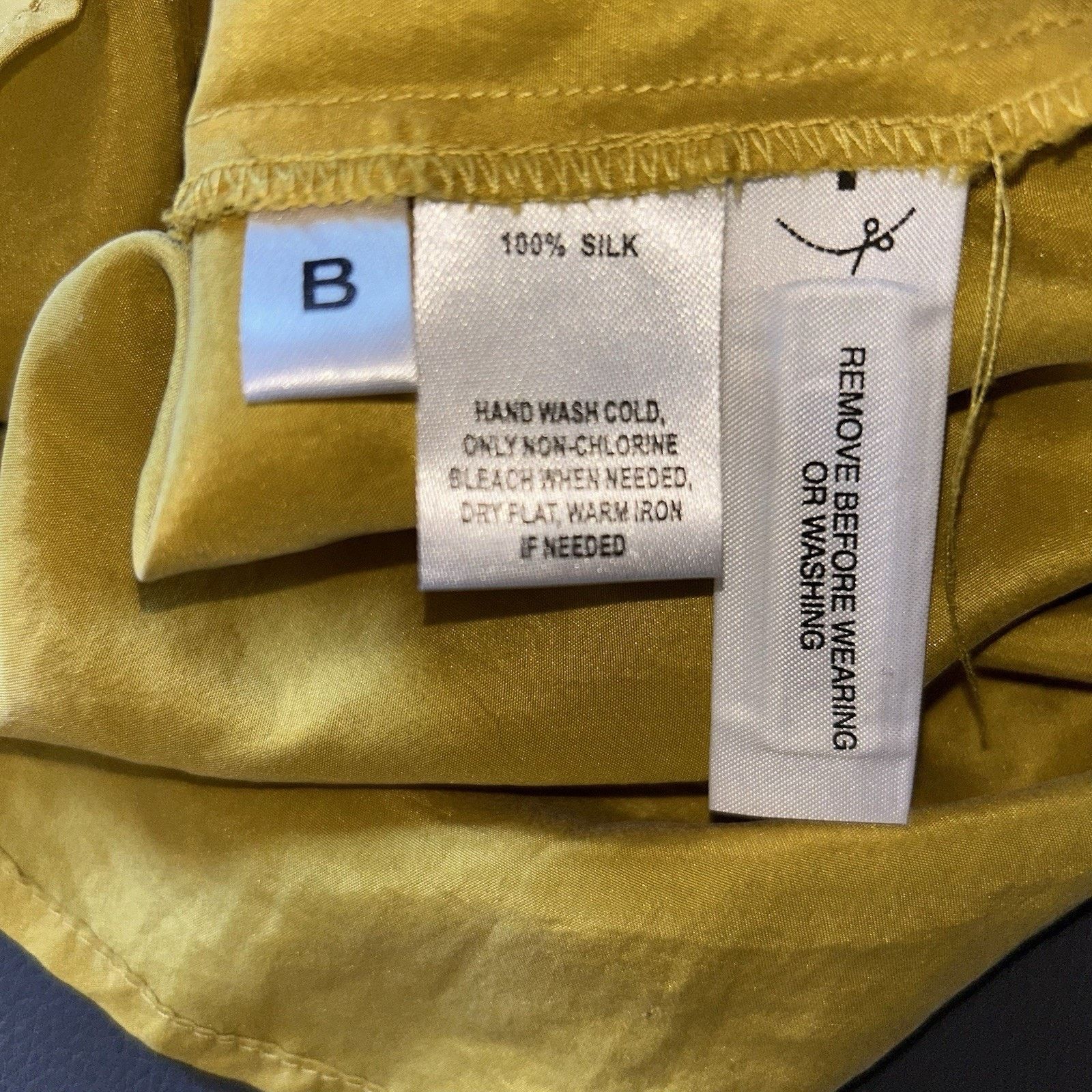 Loft Ann Taylor Loft Silk Mustard Yellow Ruffle Dress Size 14 Size XL / US 12-14 / IT 48-50 - 6 Thumbnail