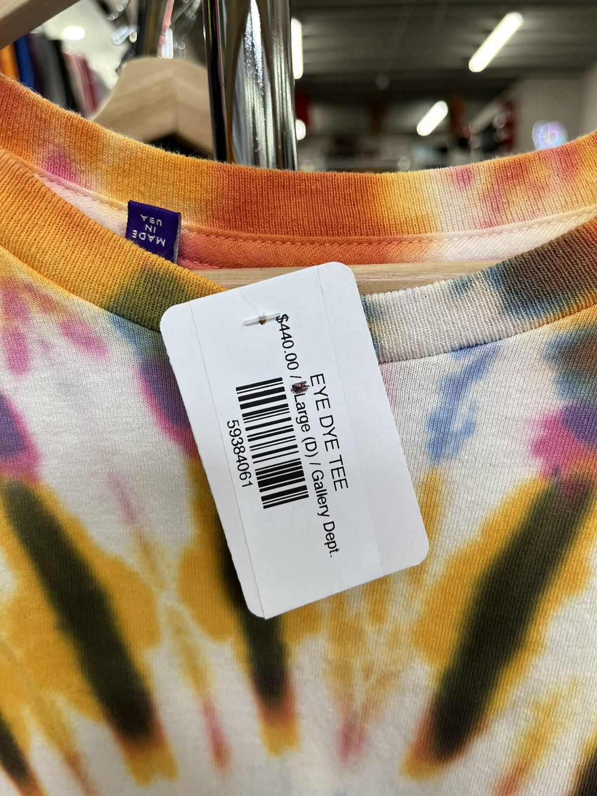 Gallery Dept. Eye Dye Tee Size US L / EU 52-54 / 3 - 3 Thumbnail