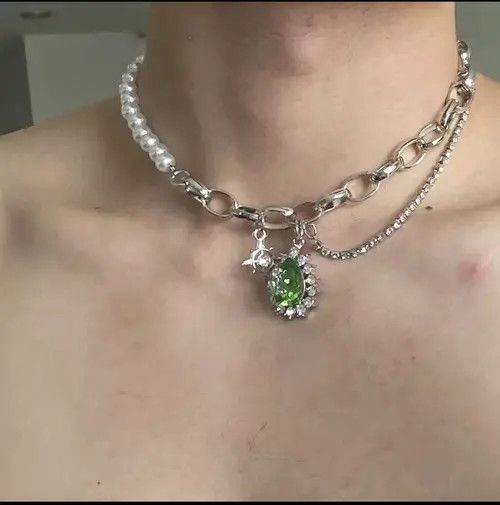 Designer × Vintage Retro punk necklace Size ONE SIZE - 1 Thumbnail