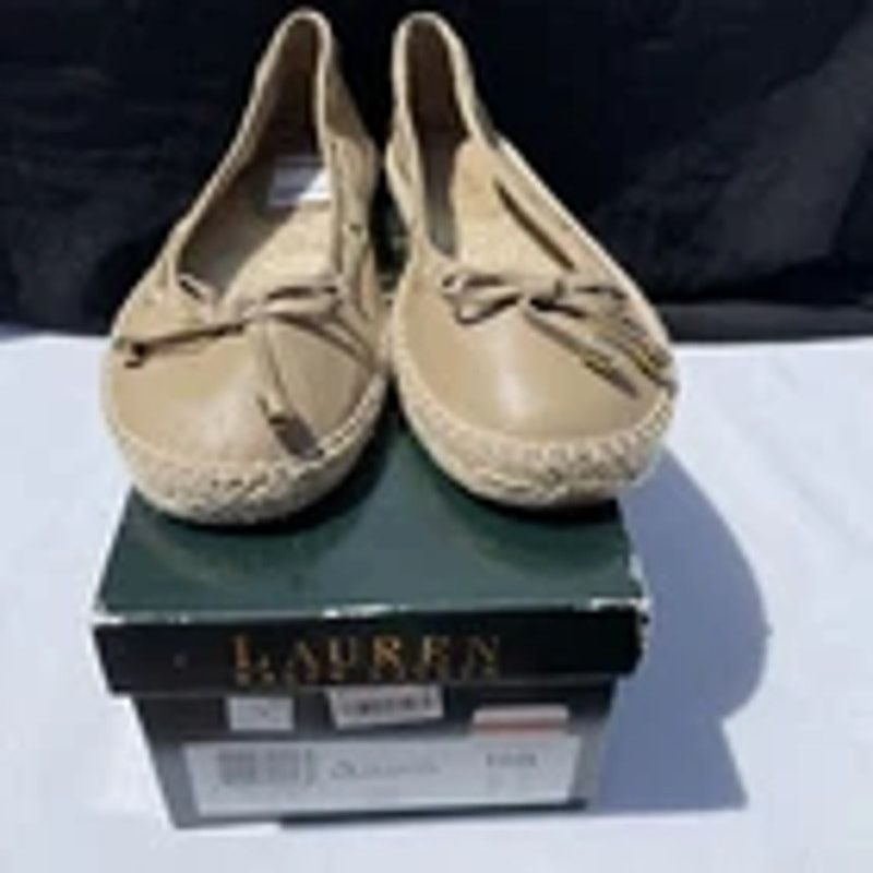 Lauren Ralph Lauren Lauren Ralph Lauren Adeana Espadrille Leather Shoes Flats Size US 10 / IT 40 - 2 Thumbnail