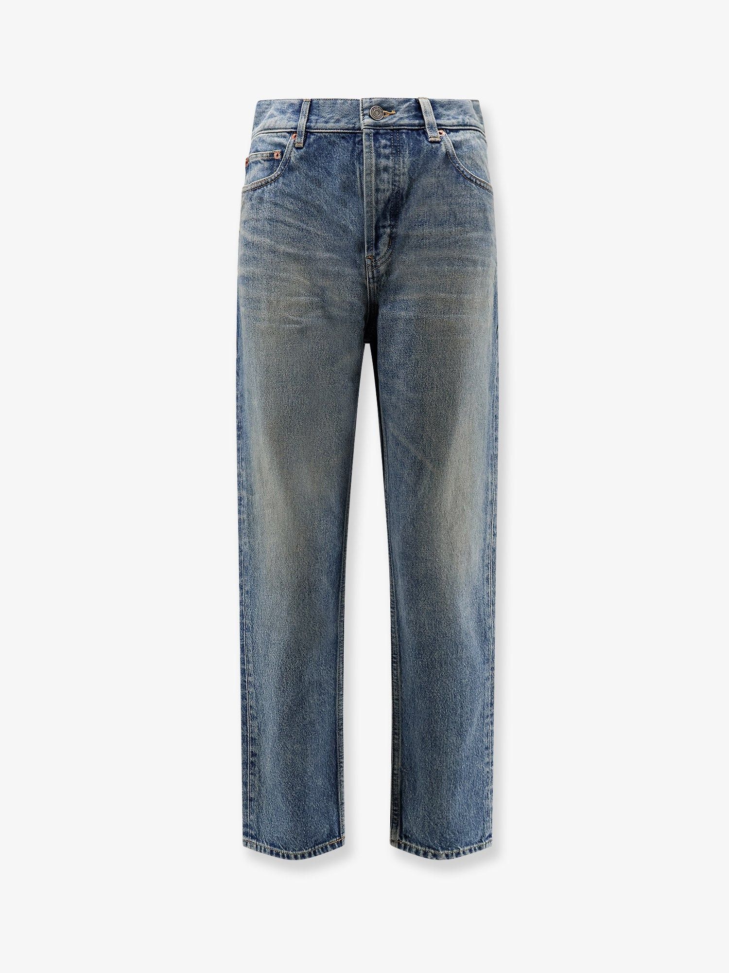 Saint Laurent Paris Ankle Midi Blue Denim Jeans Size 26" / US 2 / IT 38 - 1 Thumbnail