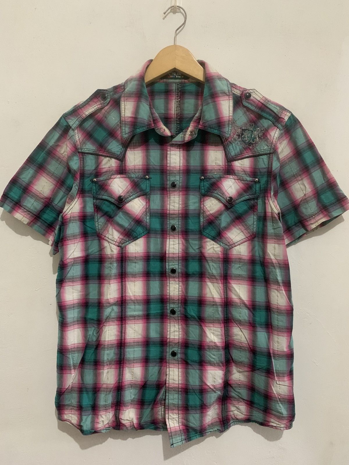Japanese Brand Crux Button Shirt Size US M / EU 48-50 / 2 - 3 Thumbnail