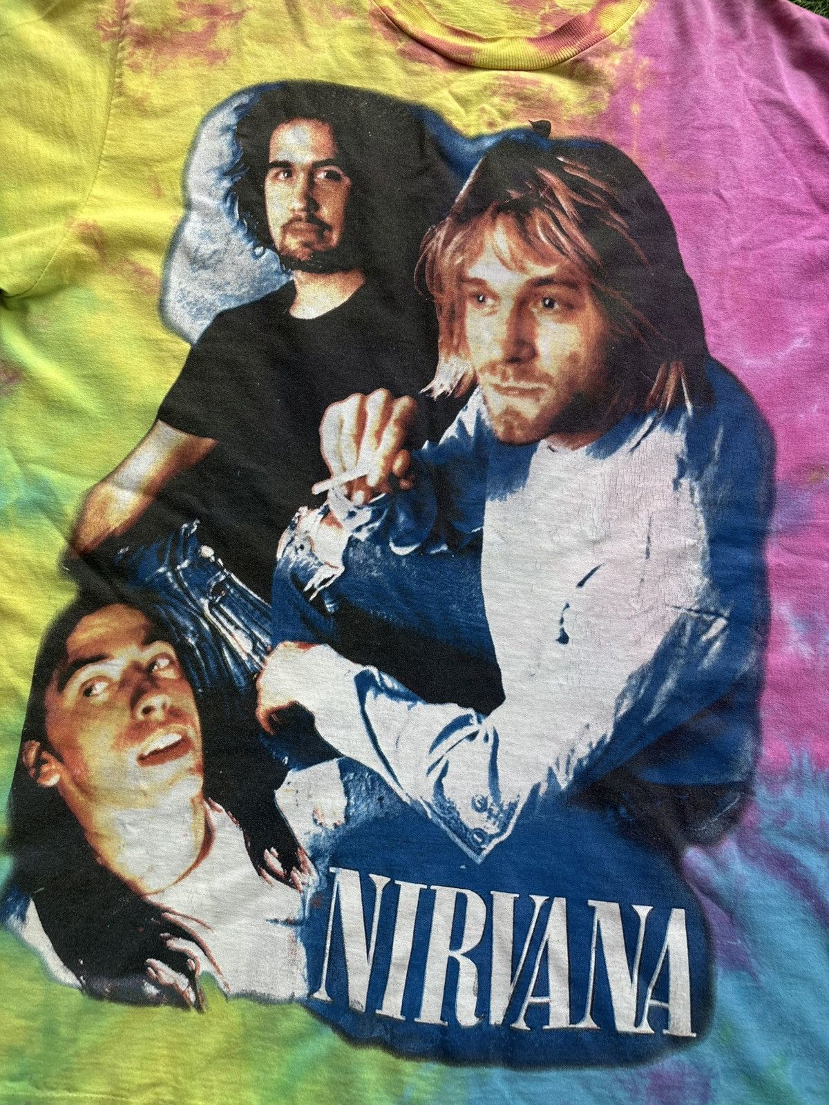 Band Tees Vintage 90's Nirvana Band Tshirt Size US L / EU 52-54 / 3 - 3 Thumbnail