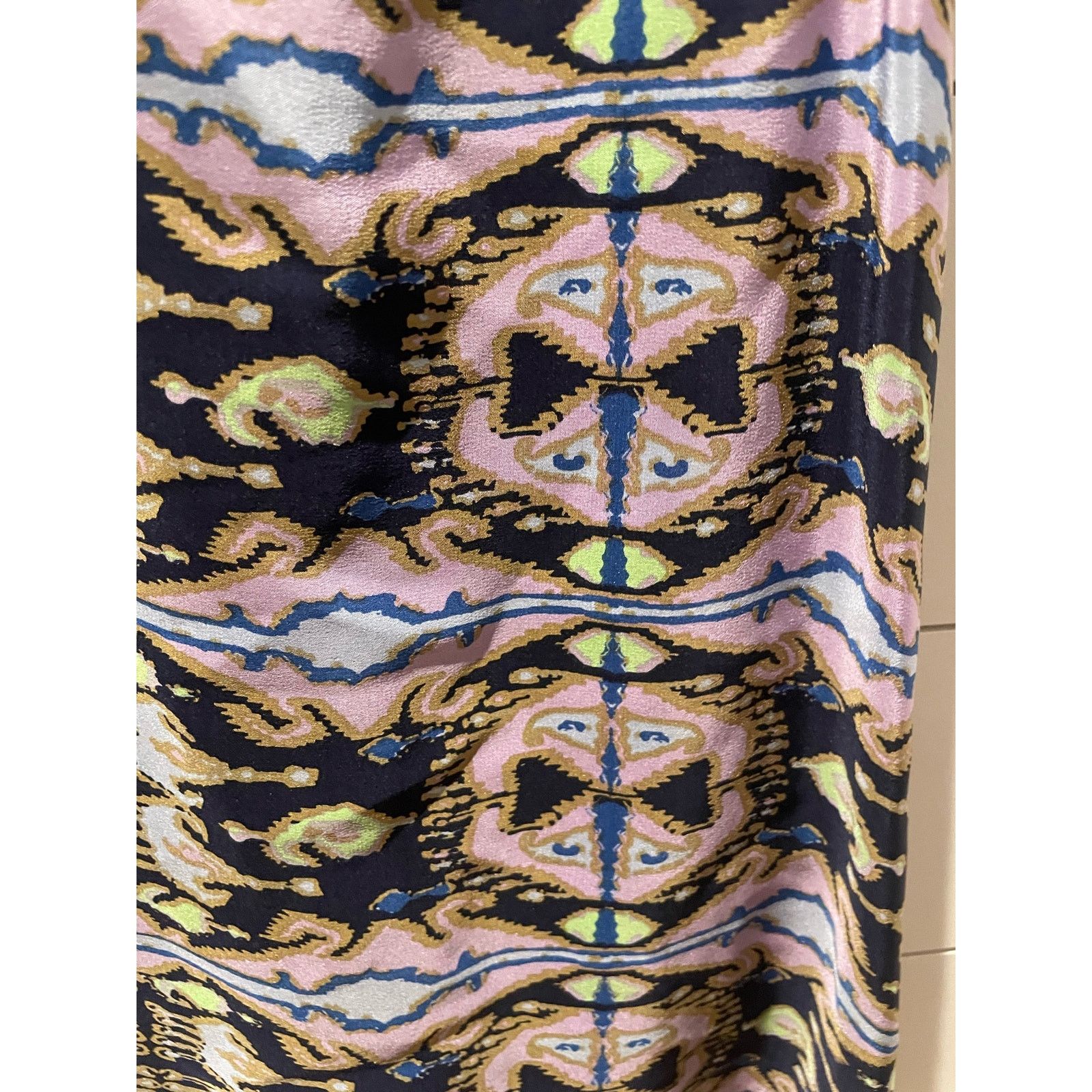Tibi Tibi Watercolor 100% Silk Raceback Tank, size 4 Size S / US 4 / IT 40 - 3 Thumbnail