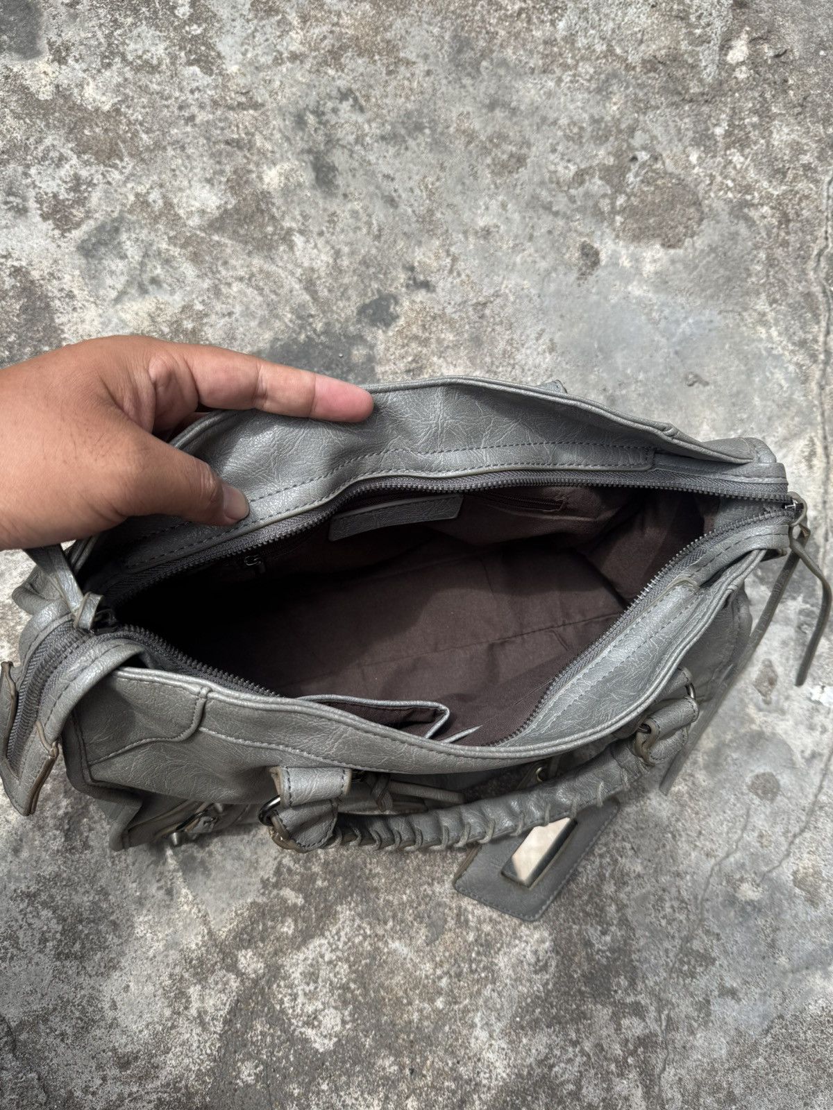 Vintage City Bag Leather Vintage Size ONE SIZE - 7 Thumbnail