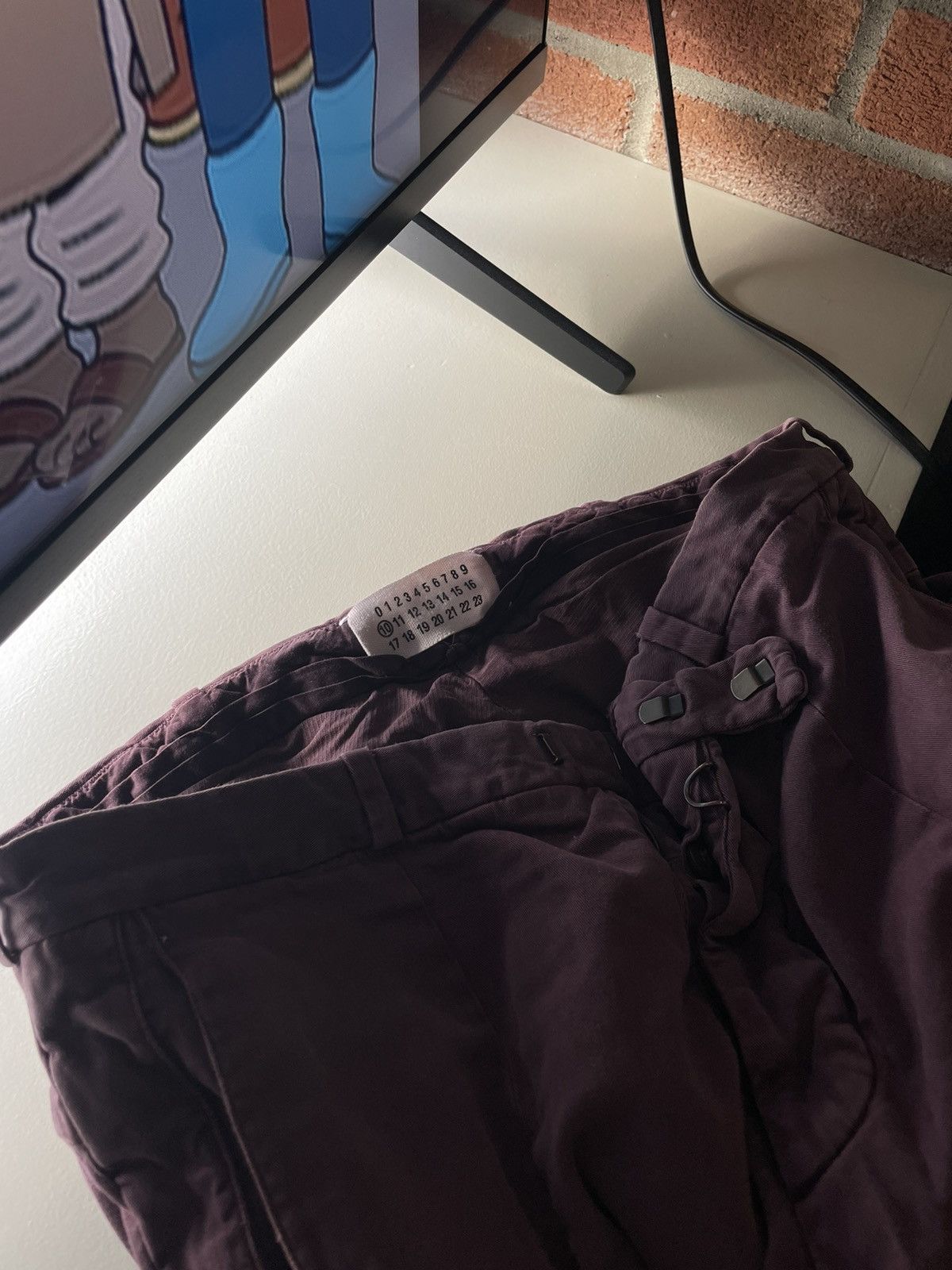 image of Maison Margiela Purple Pants, Men's (Size 32)