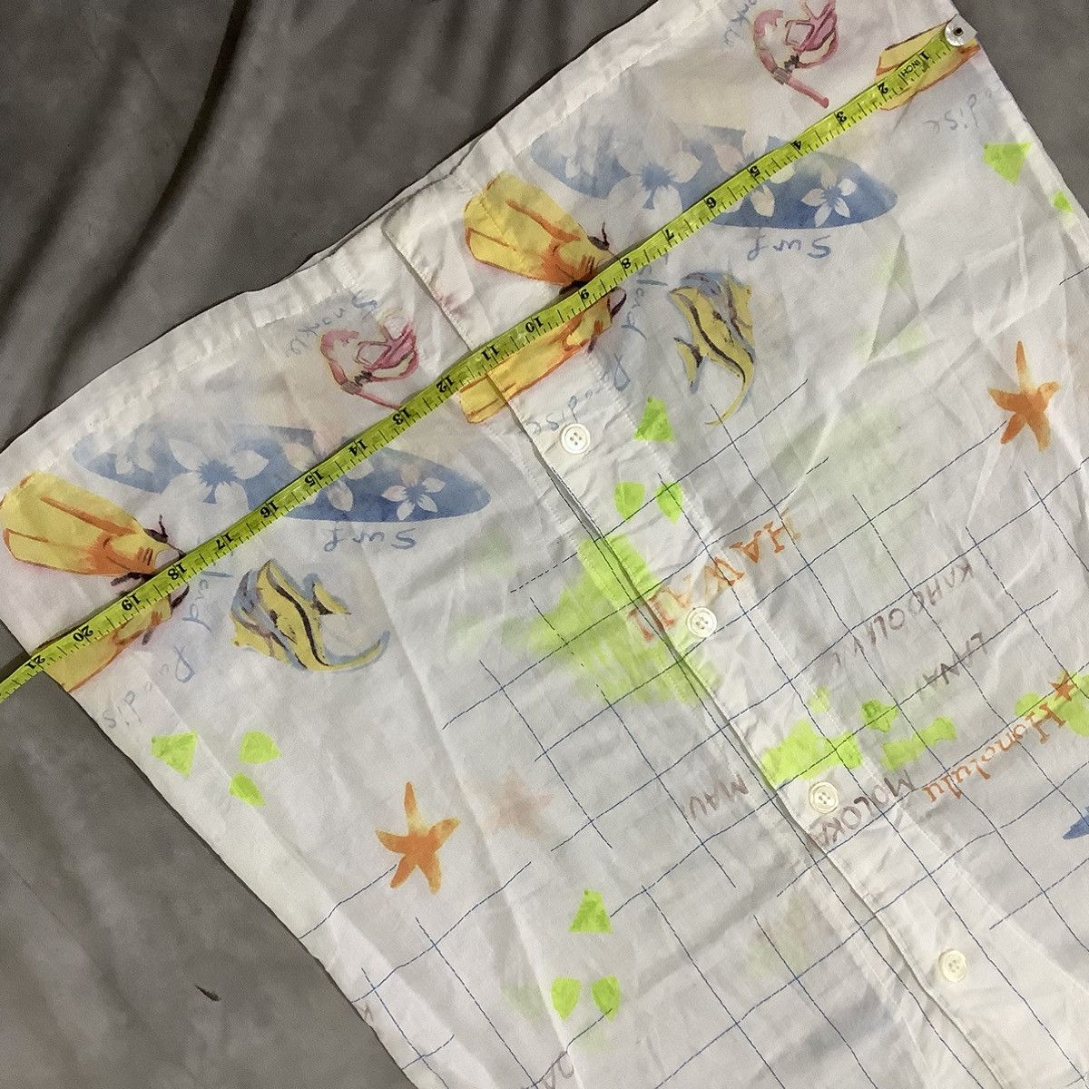 Issey Miyake × Tsumori Chisato Tsumori Chisato Sleep Hawaian Shirt Art Printed Size M / US 6-8 / IT 42-44 - 12 Thumbnail