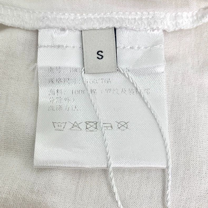 Givenchy Givenchy White Logo Letter Embroidered Round-Neck Cotton S Size US S / EU 44-46 / 1 - 7 Thumbnail