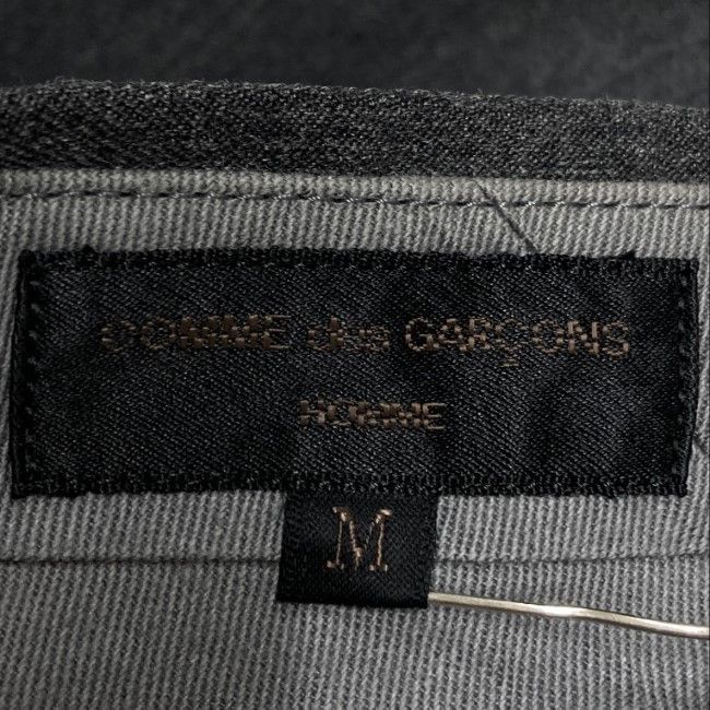 Comme des Garcons Homme Casual Pants Slacks Zip Fly Plain Black Size US 30 / EU 46 - 7 Thumbnail