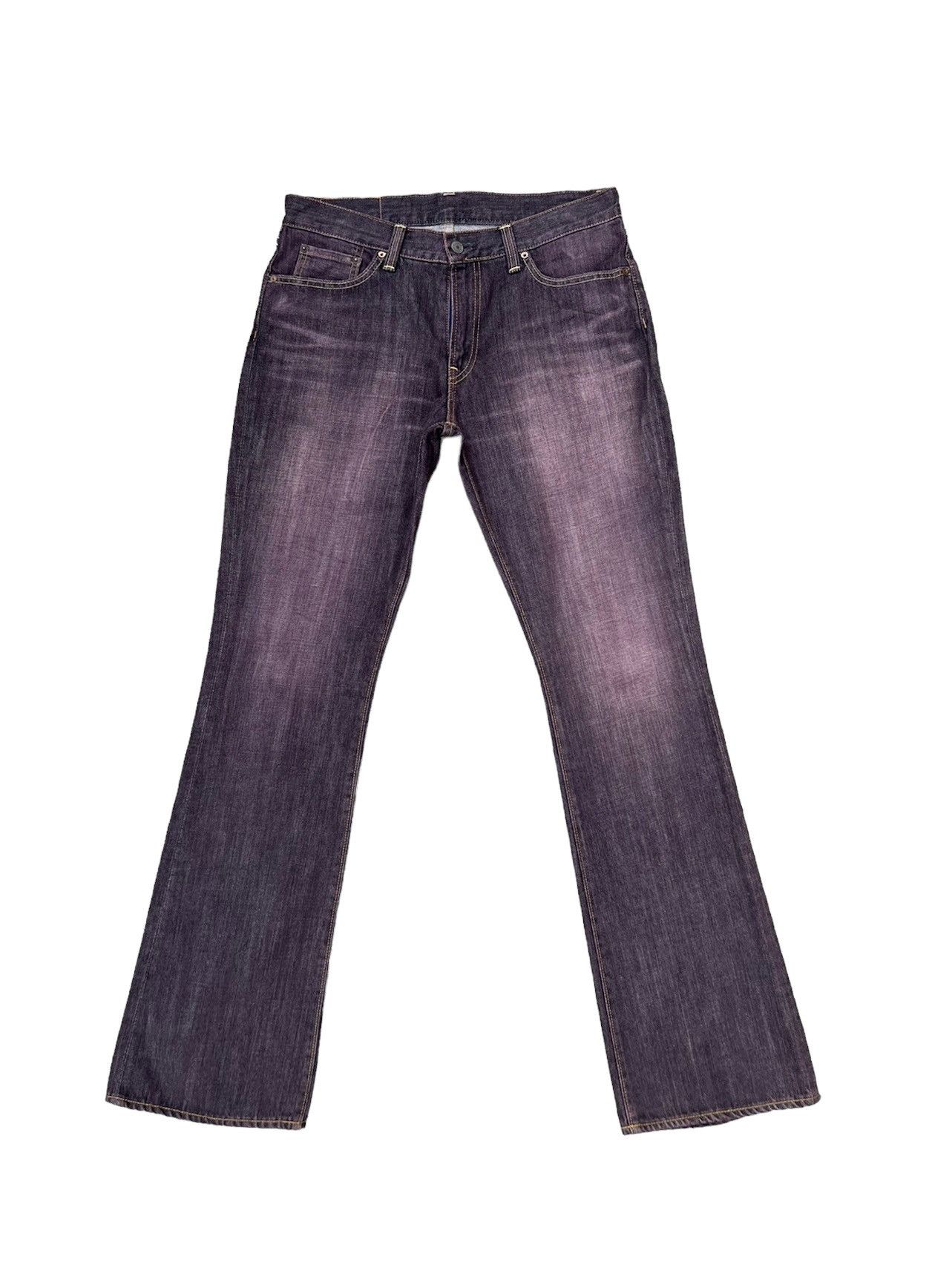image of Vintage Acoustic Japan Fade Denim Flare Jeans, Men's (Size 32)