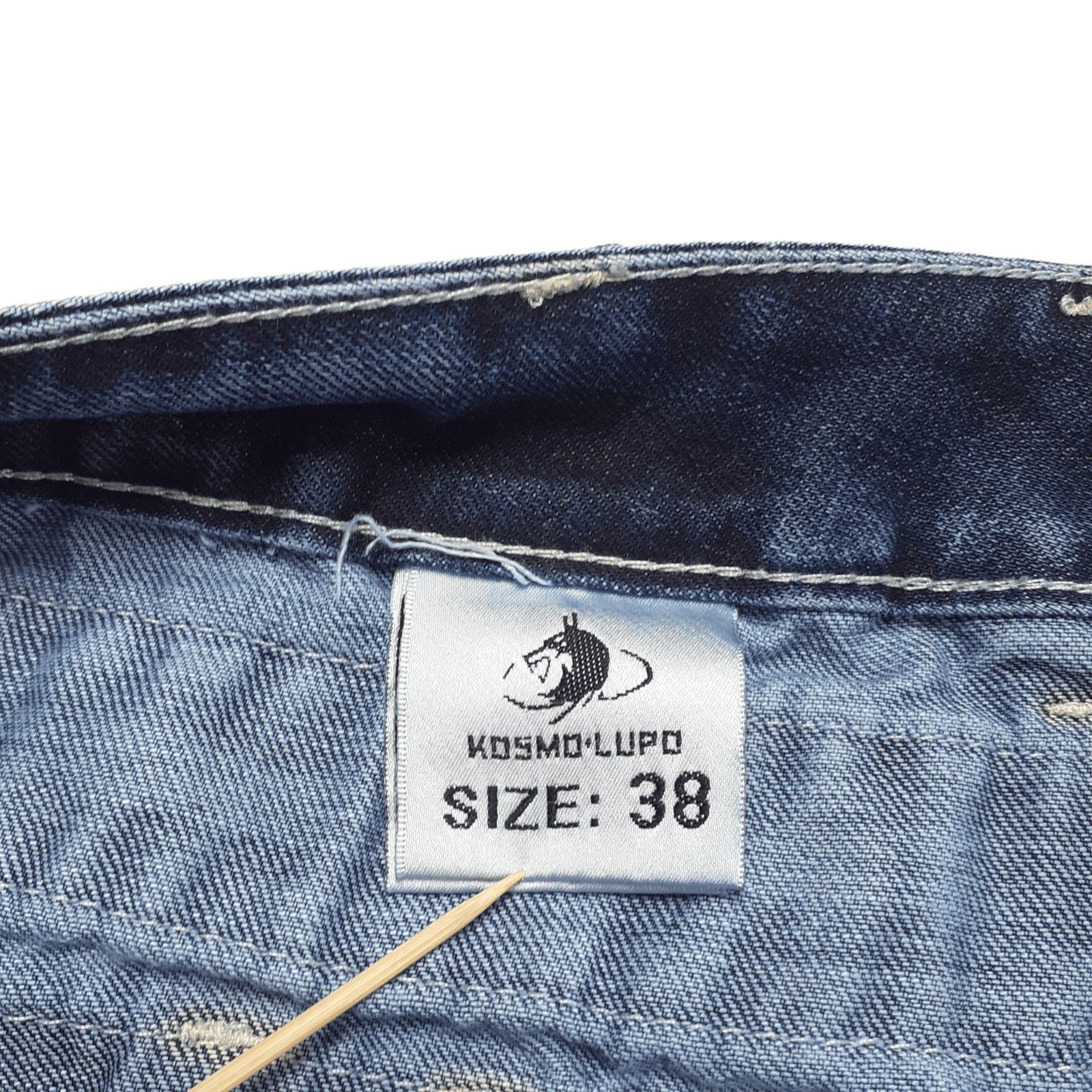 Vintage Vintage Kosmo Lupo Y2K Patchwork Multi Pocket Denim Shorts Size US 38 / EU 54 - 7 Thumbnail