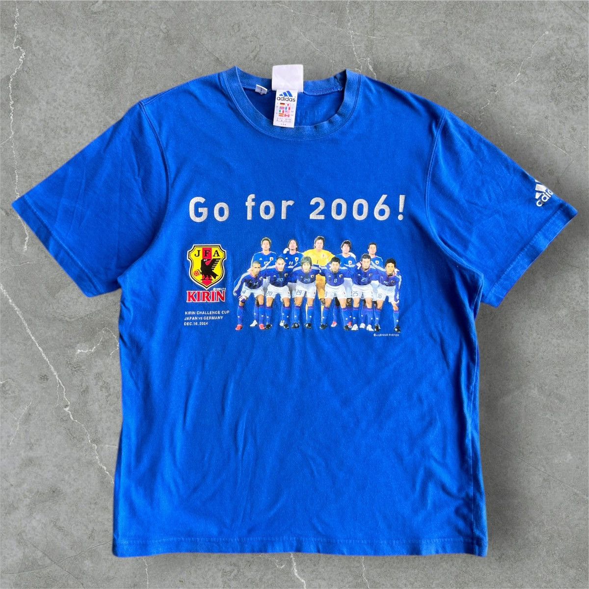 Vintage ADIDAS KIRIN JAPAN JFA 2004 TEAM LINE UP