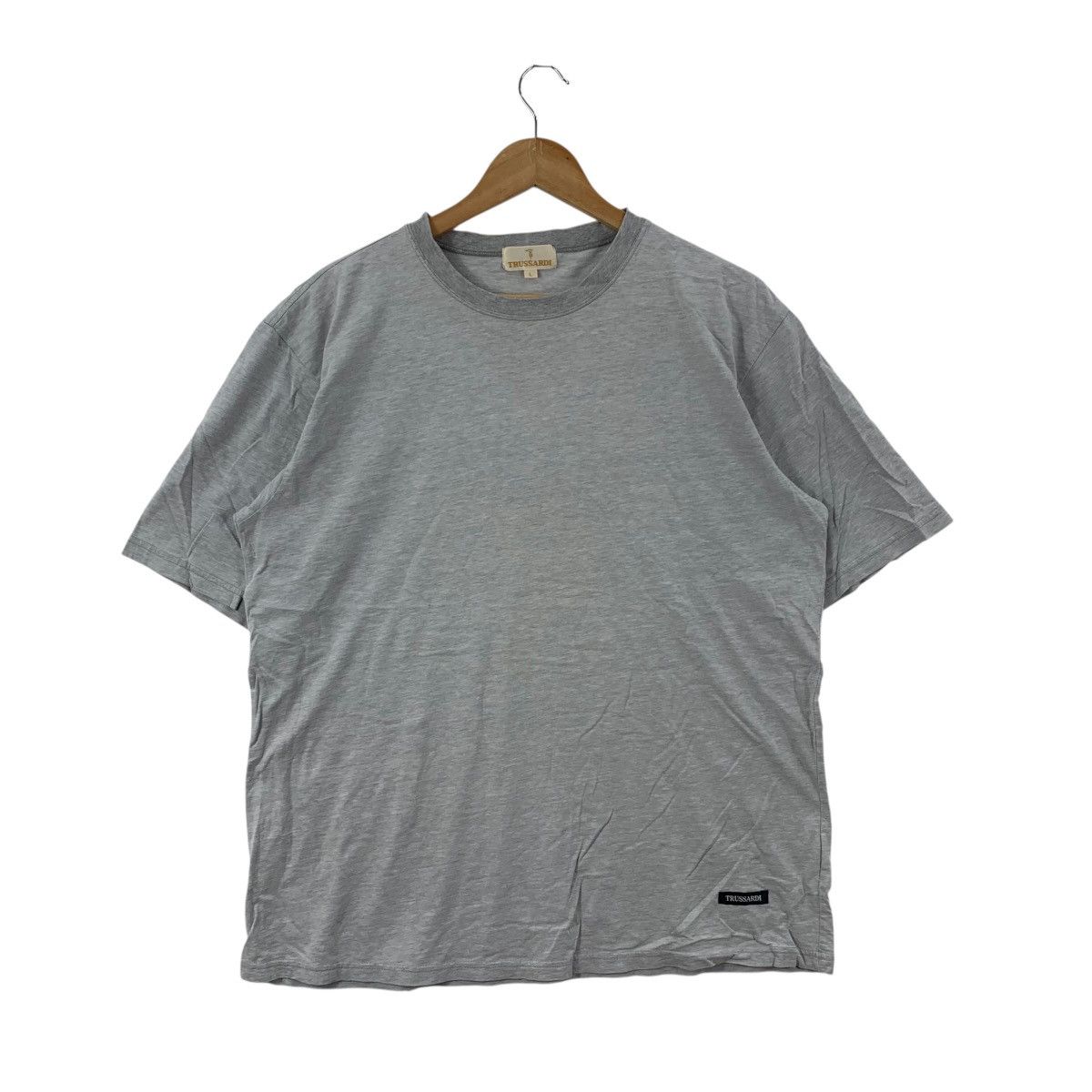 Trussardi Vintage TRUSSARDI UOMO Back Hit Short Sleeve Tshirt Size US L / EU 52-54 / 3 - 2 Thumbnail