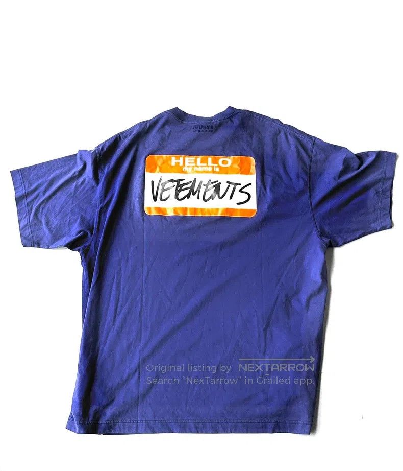 Vetements Vetements Signature Logo T-shirt Size US S / EU 44-46 / 1 - 2 Thumbnail