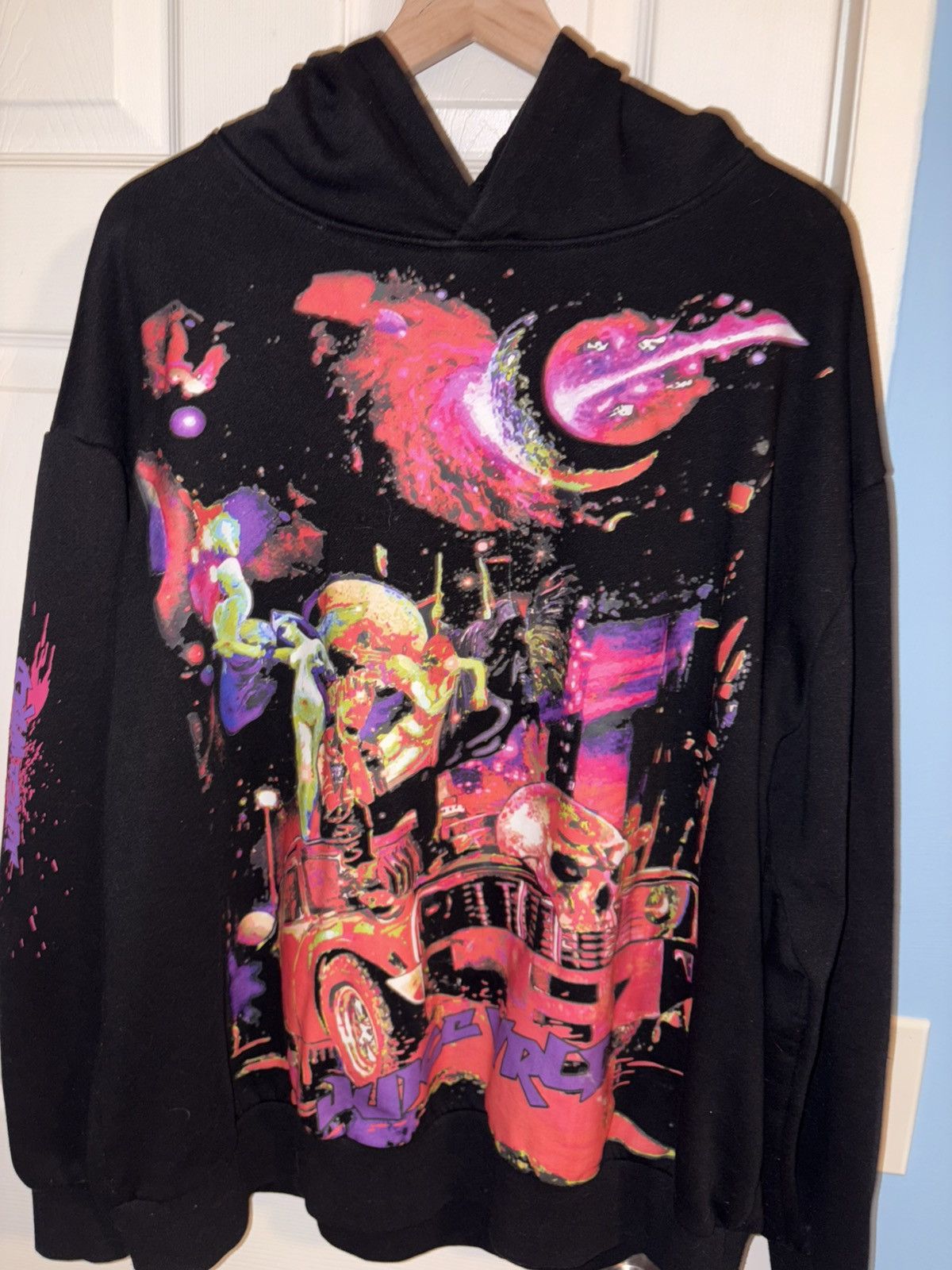 999 Club × Vlone Vlone x 999Club Juice Wrld Galaxy Hoodie Size US XL / EU 56 / 4 - 1 Thumbnail
