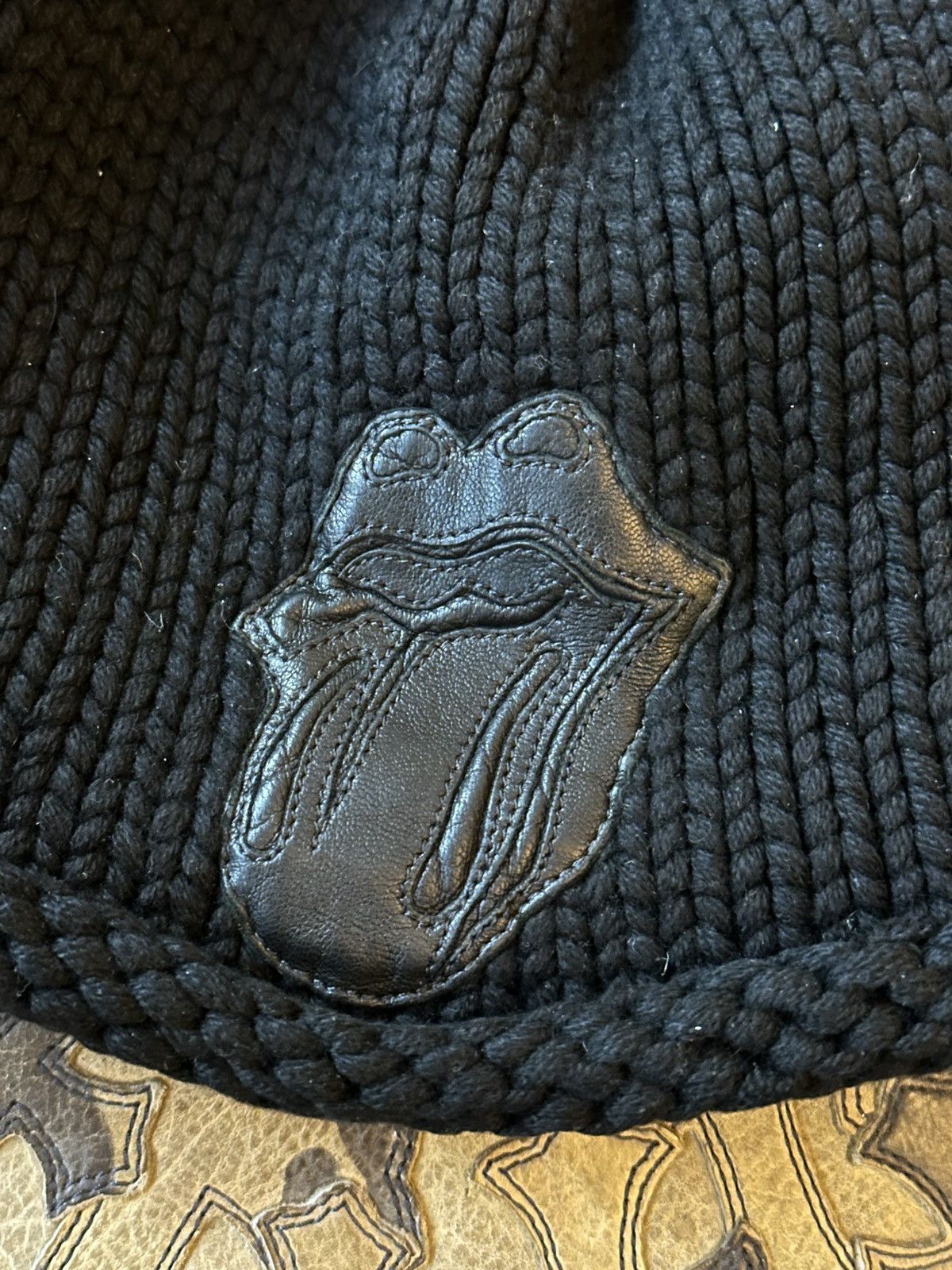 Chrome Hearts CHROME HEARTS ROLLING STONES VINTAGE BEANIE Size ONE SIZE - 6 Thumbnail