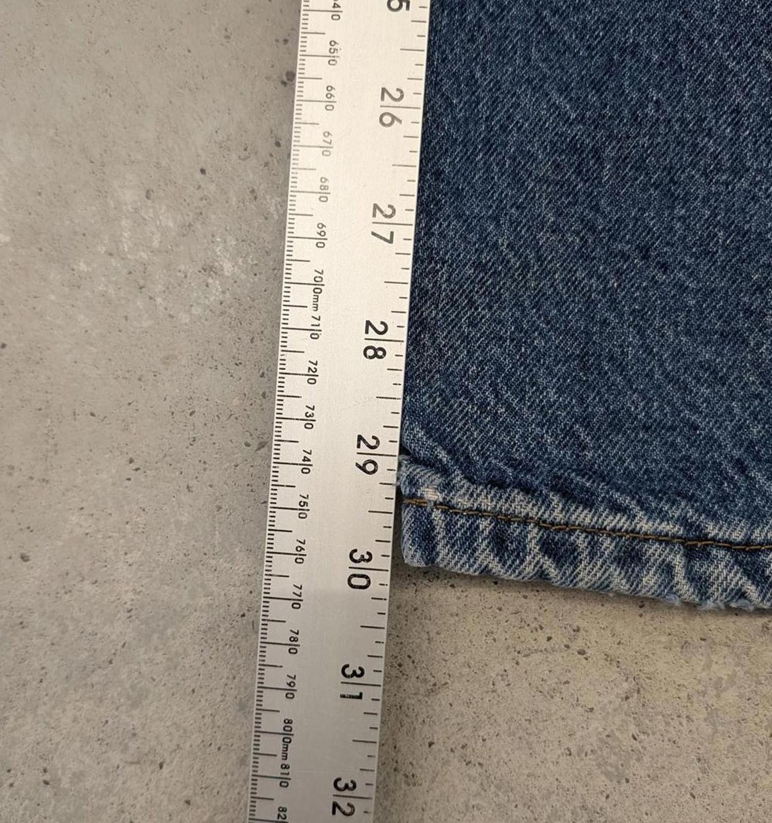 L.L. Bean Vintage 80s L.L. Bean Flannel Lined Made in USA Blue Jeans Size US 28 / EU 44 - 6 Thumbnail