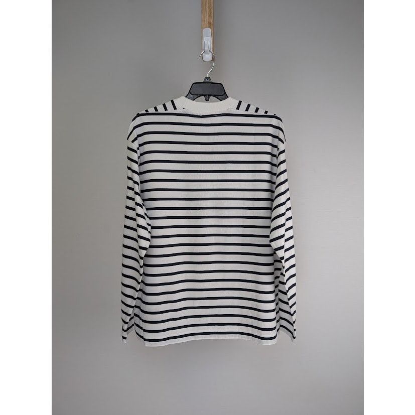 Loro Piana o1rshd1 Men's T-Shirt ML Riomaggiore in Black/White Size US XXL / EU 58 / 5 - 6 Thumbnail