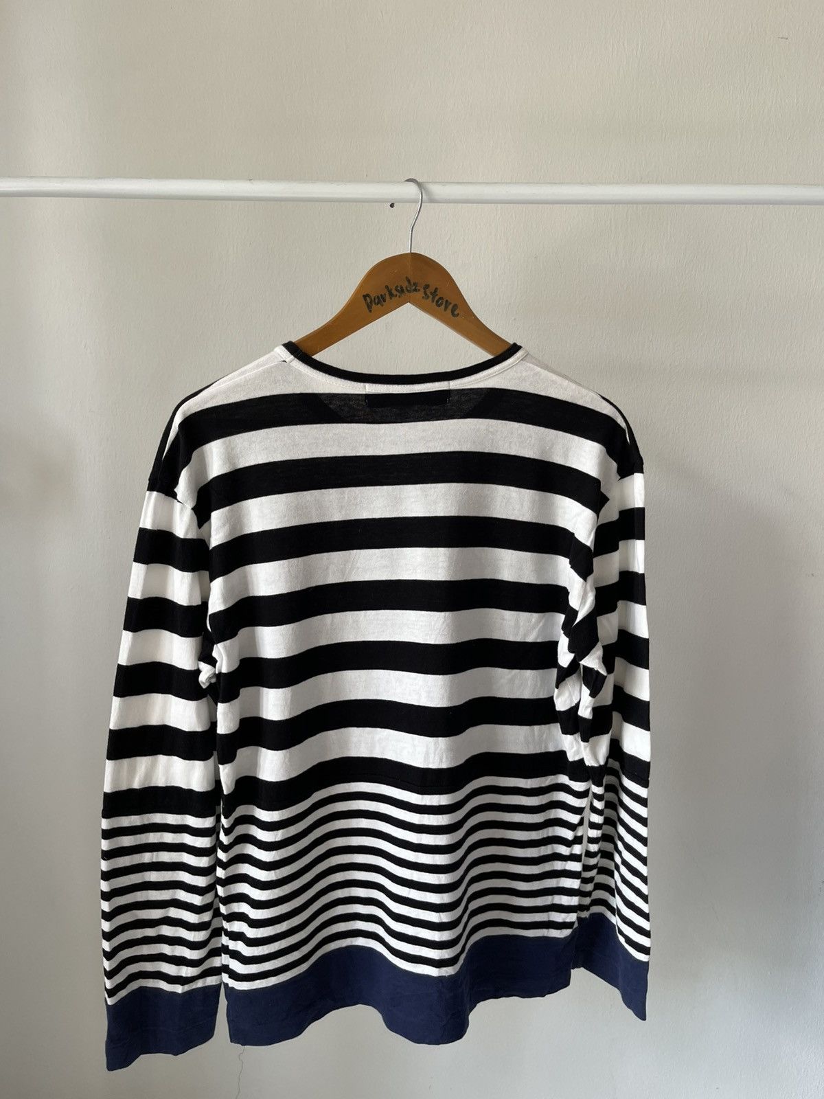 Comme des Garcons × Comme des Garcons Black × Comme des Garcons Homme Plus 2010 Comme Des Garçons Black Stripe long sleeve Size US M / EU 48-50 / 2 - 5 Thumbnail