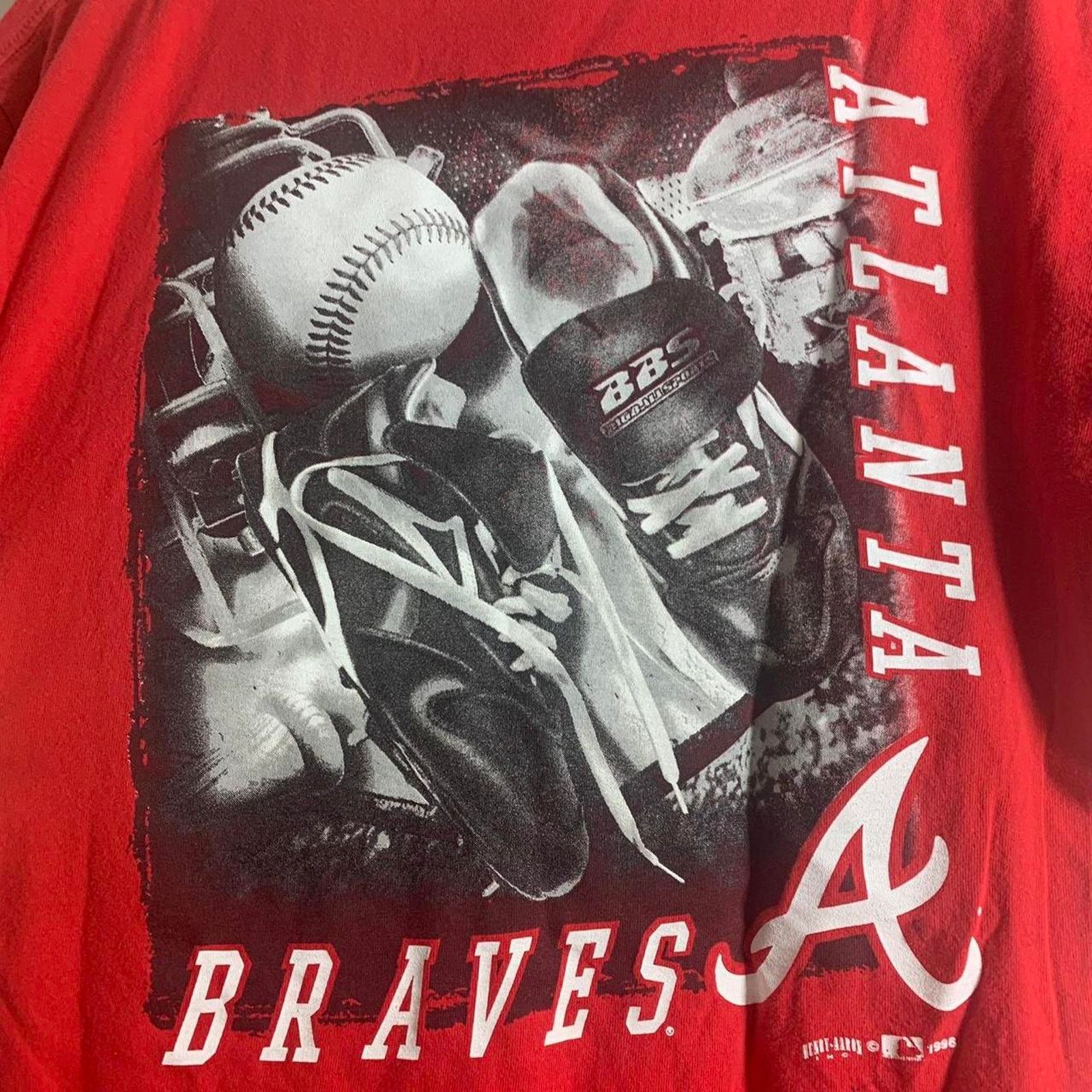MLB vintage 1998 MLB ATLANTA BRAVES BASEBALL mullet tee shirt M Size US M / EU 48-50 / 2 - 1 Thumbnail