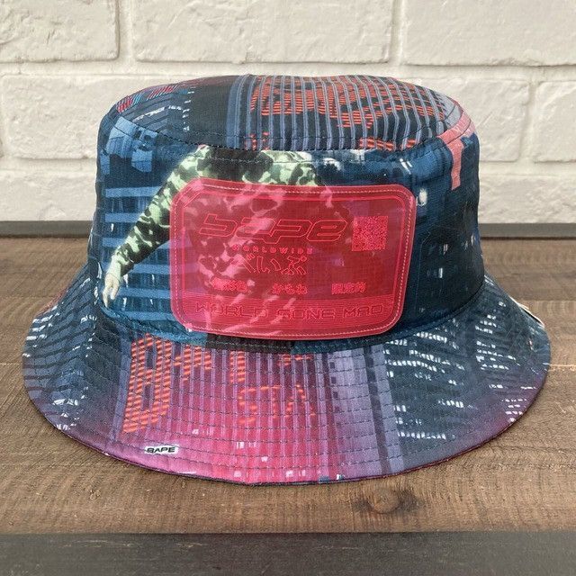 Bape BAPE NEON TOKYO bucket hat a bathing ape Size ONE SIZE - 1 Thumbnail