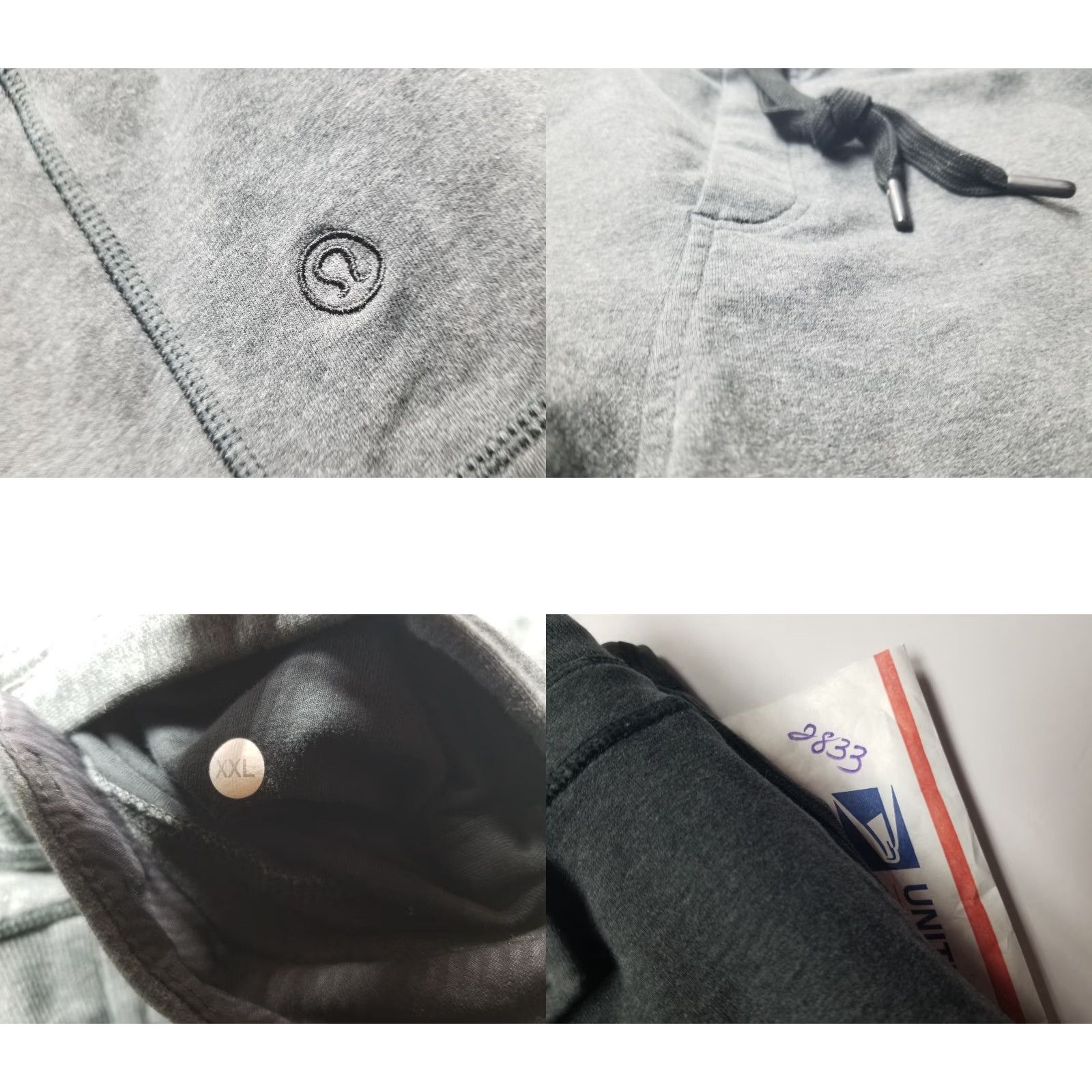 Lululemon Lululemon City Sweat Shorts Men 2XL Gray Heathered Breathable Pockets Drawstring Activewear Shorts Regular Fit Size US 39 - 8 Thumbnail