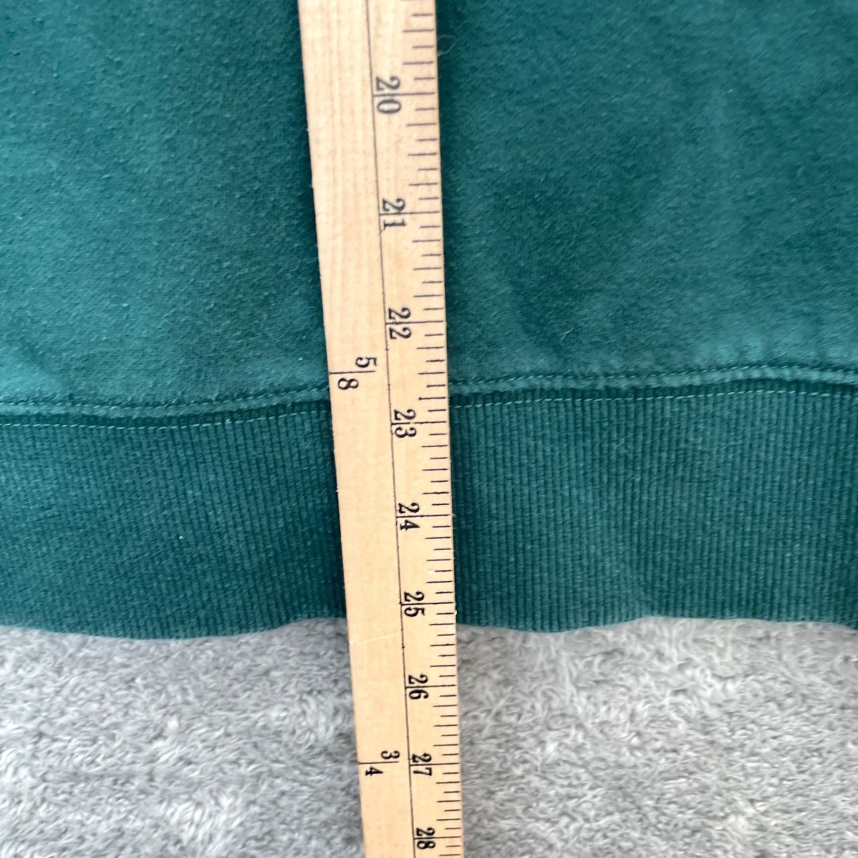 The North Face The North Face Hoodie Womens Large Green Spellout Logo Cotton Fleece Full Zip Hiking Size L / US 10 / IT 46 - 6 Thumbnail