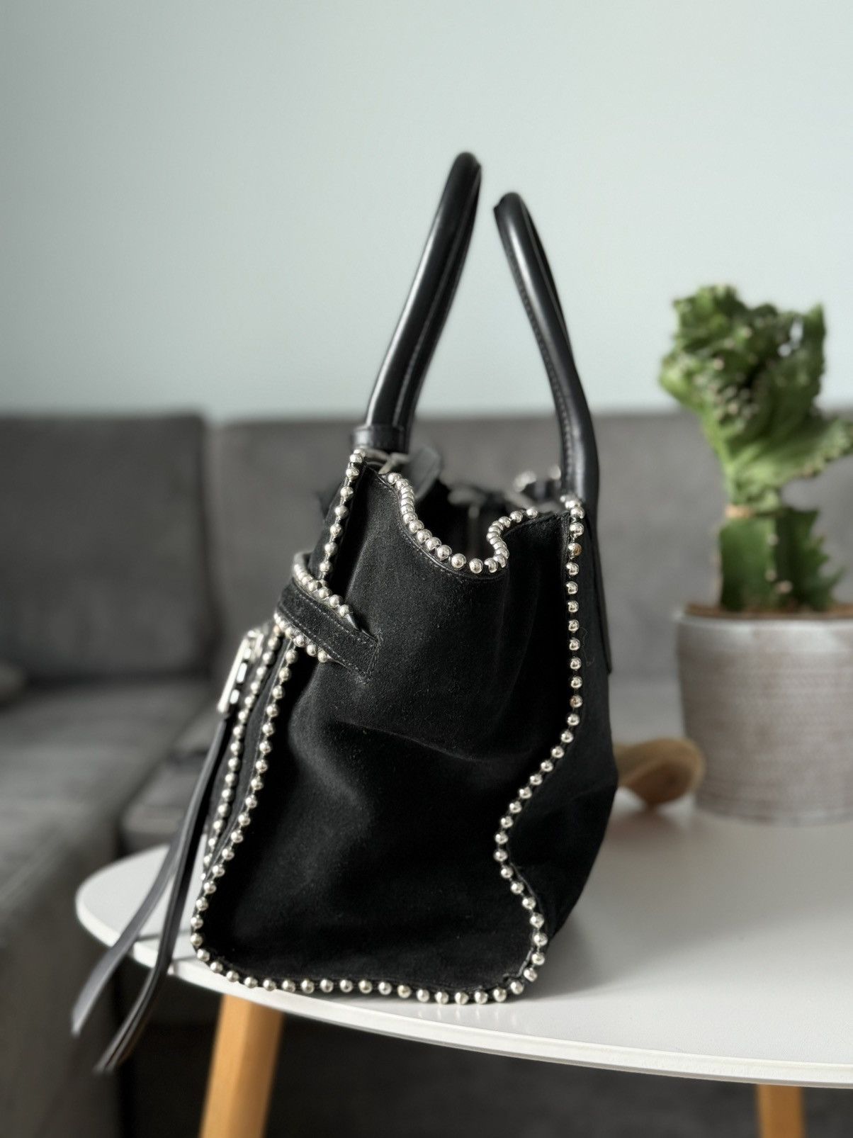 Zadig & Voltaire Zadig et Voltaire Bag Suede key lock Black Size ONE SIZE - 8 Thumbnail