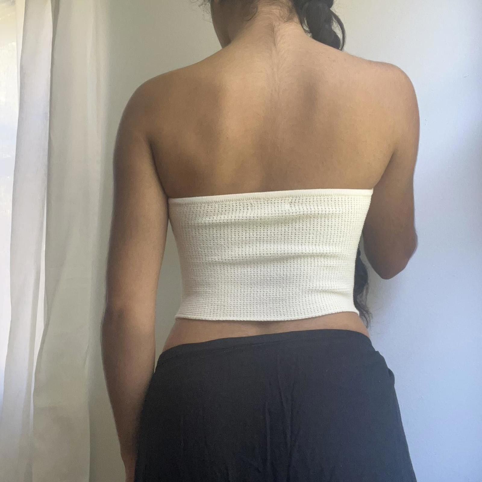 Other Women's Cream and White Crop-top Size S / US 4 / IT 40 - 6 Thumbnail