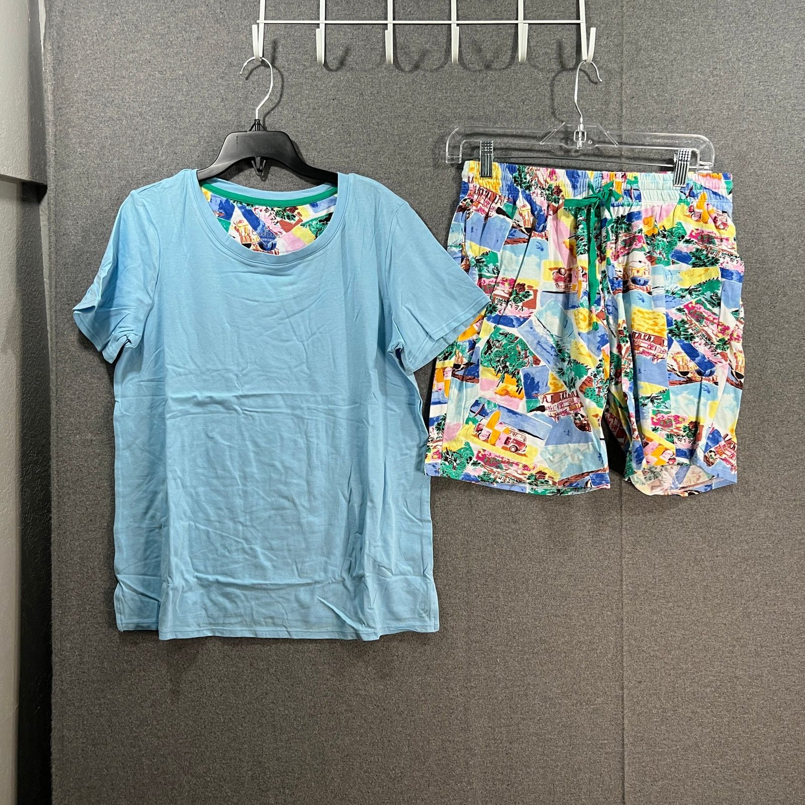 Other Cuddl Duds Cotton Core Scoop Tee and Shorts Pajama Size S / US 4 / IT 40 - 1 Thumbnail