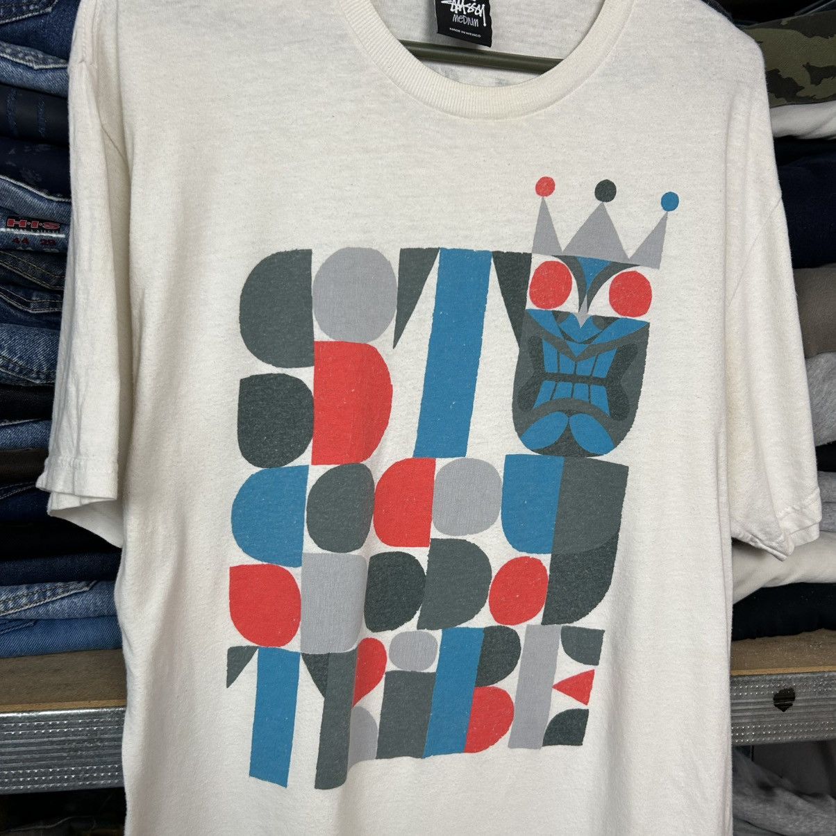 Stussy Mens Stussy Big Graphic logo y2k streetwear japan tee Size US M / EU 48-50 / 2 - 2 Thumbnail