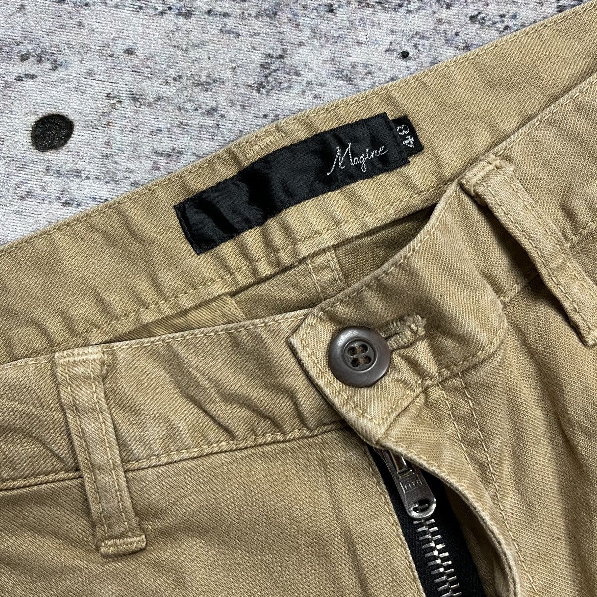 If Six Was Nine × Japanese Brand × Le Grande Bleu (L.G.B.) 2000s Magine - Riri Zips Skinny Cargo Pants Size US 29 - 7 Thumbnail