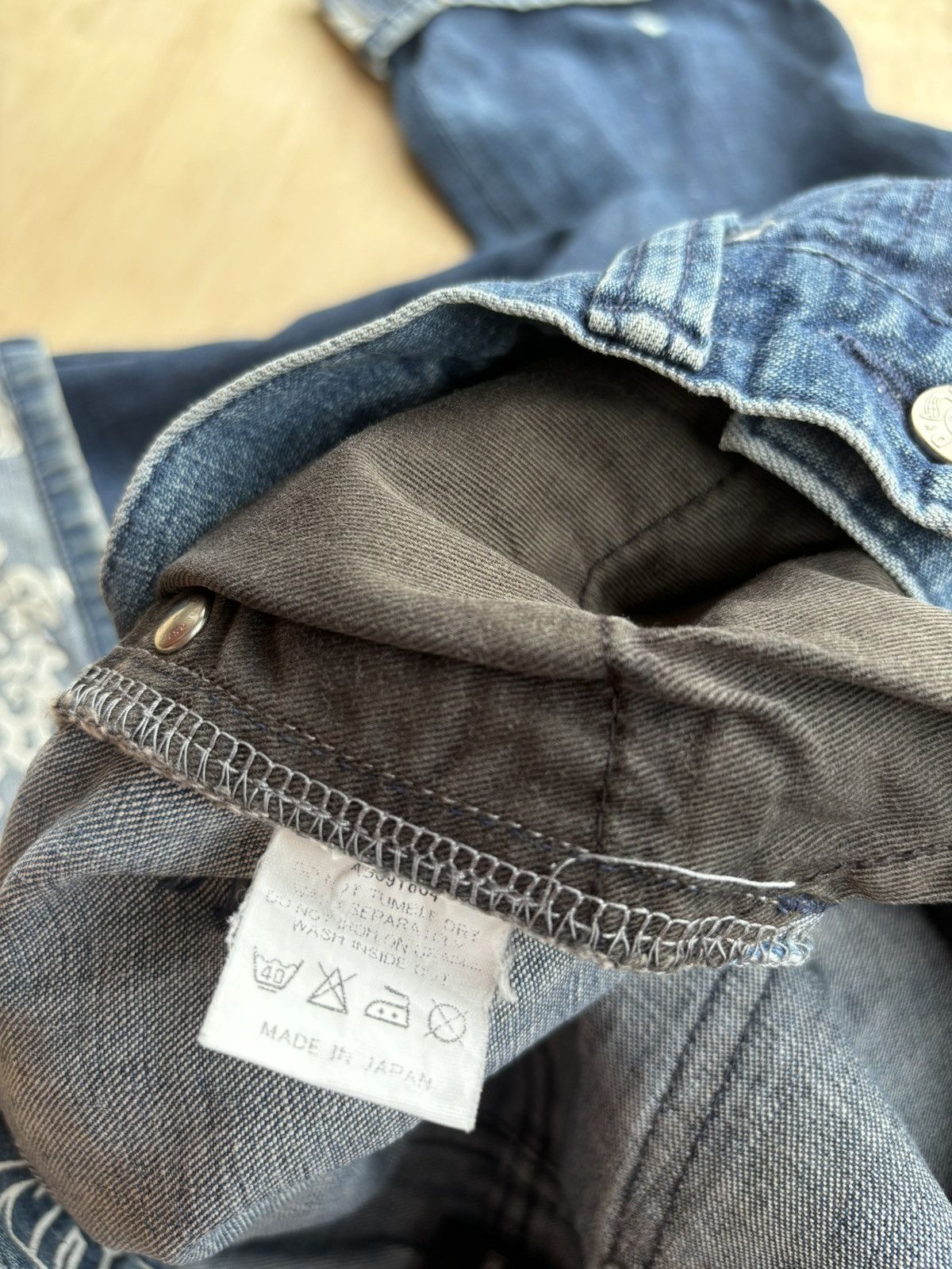 Hysteric Glamour × Japanese Brand The Fighting Suns Peace Love Denim Jeans Size US 31 - 10 Thumbnail