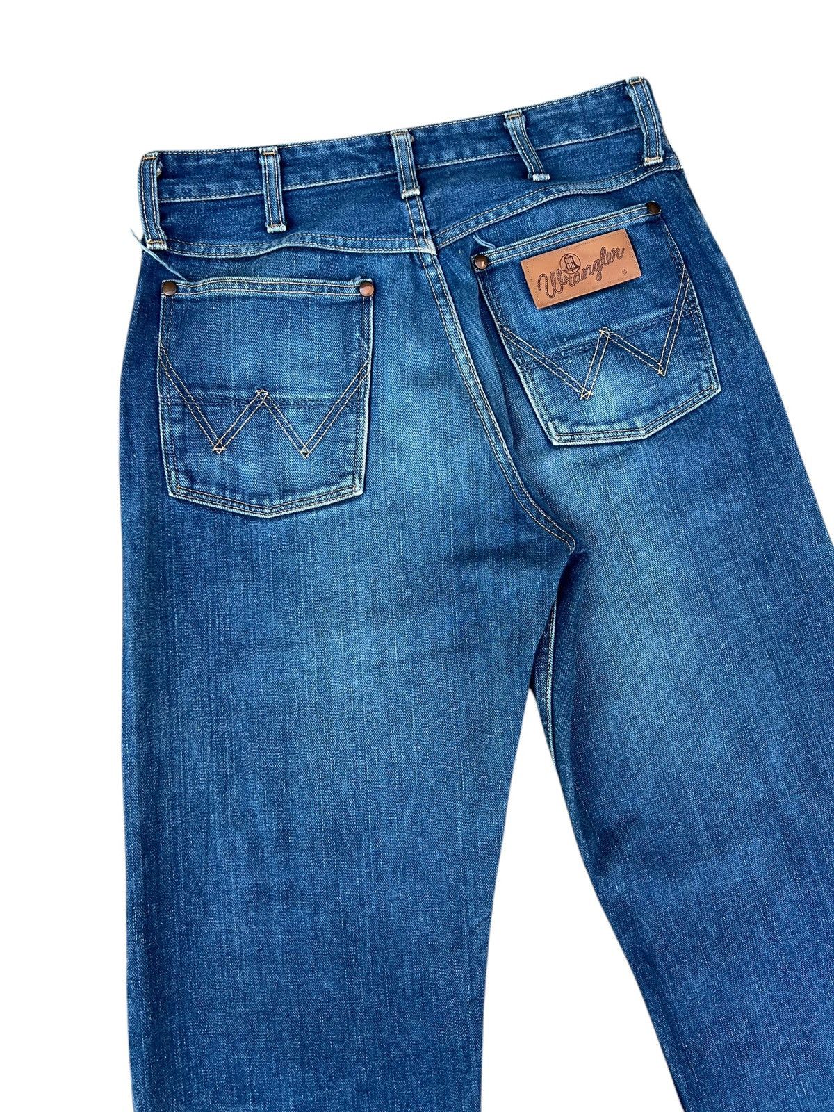 Wrangler Vintage 90s Wrangler Blue Bell Faded Denim Selvedge Jeans Size US 30 / EU 46 - 12 Thumbnail