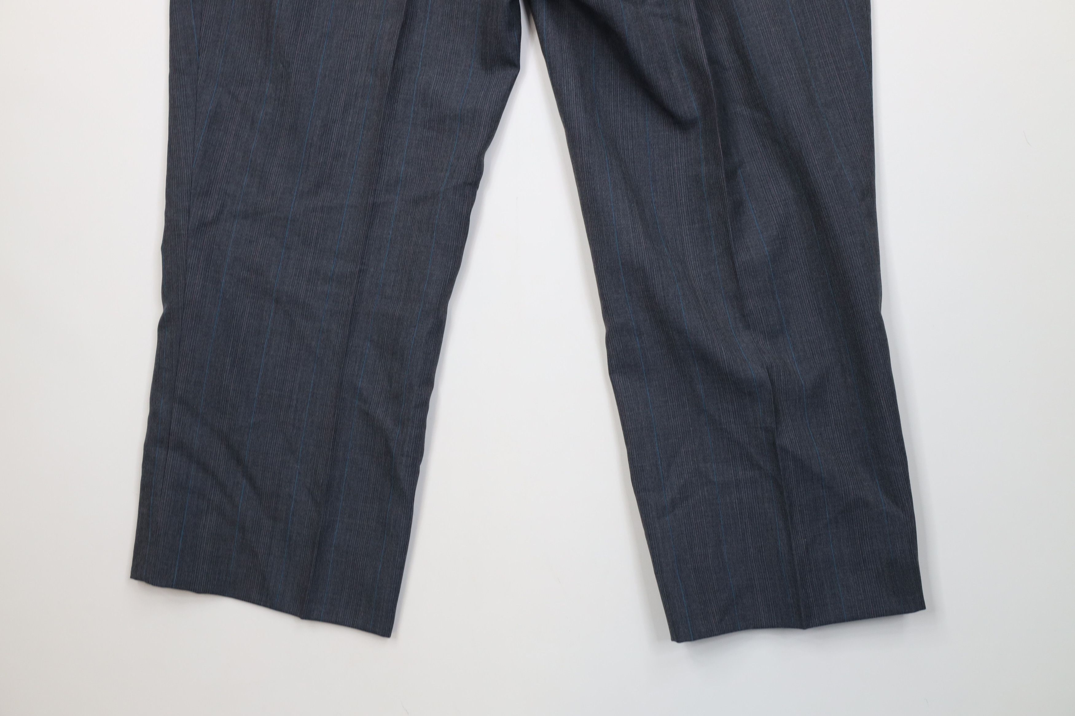 Vintage Vintage 70s Streetwear Blend Knit Wide Leg Chino Pants Plaid Size US 38 / EU 54 - 13 Thumbnail