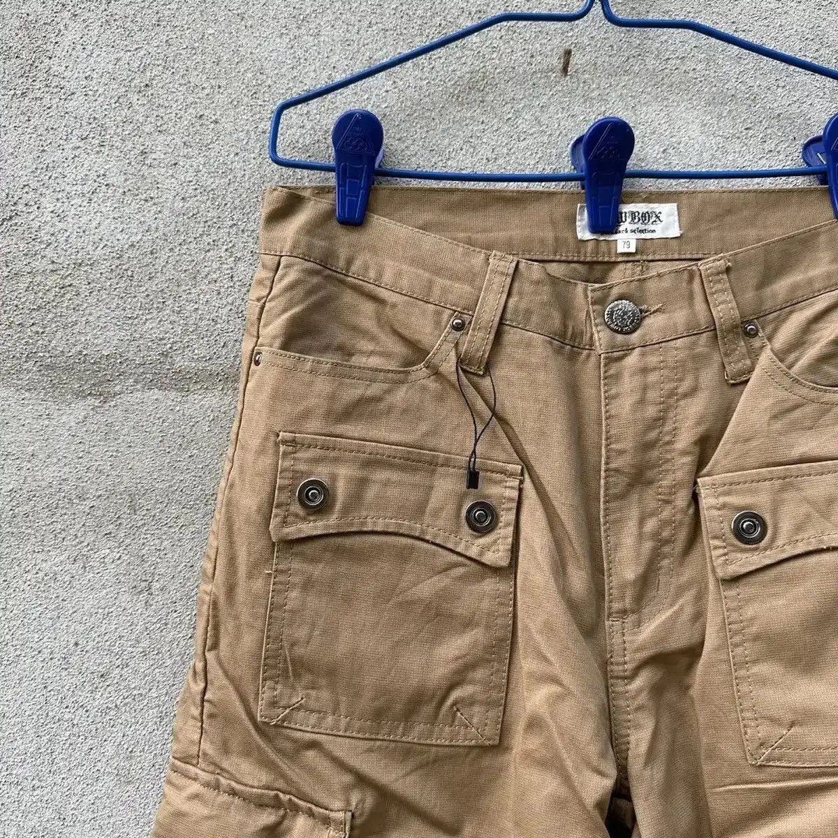 LOWBOX RARE‼️LOWBOX JAPAN💥BONDAGE PUNK FLARE PARACHUTE MULTI CARGO Size US 30 / EU 46 - 3 Thumbnail