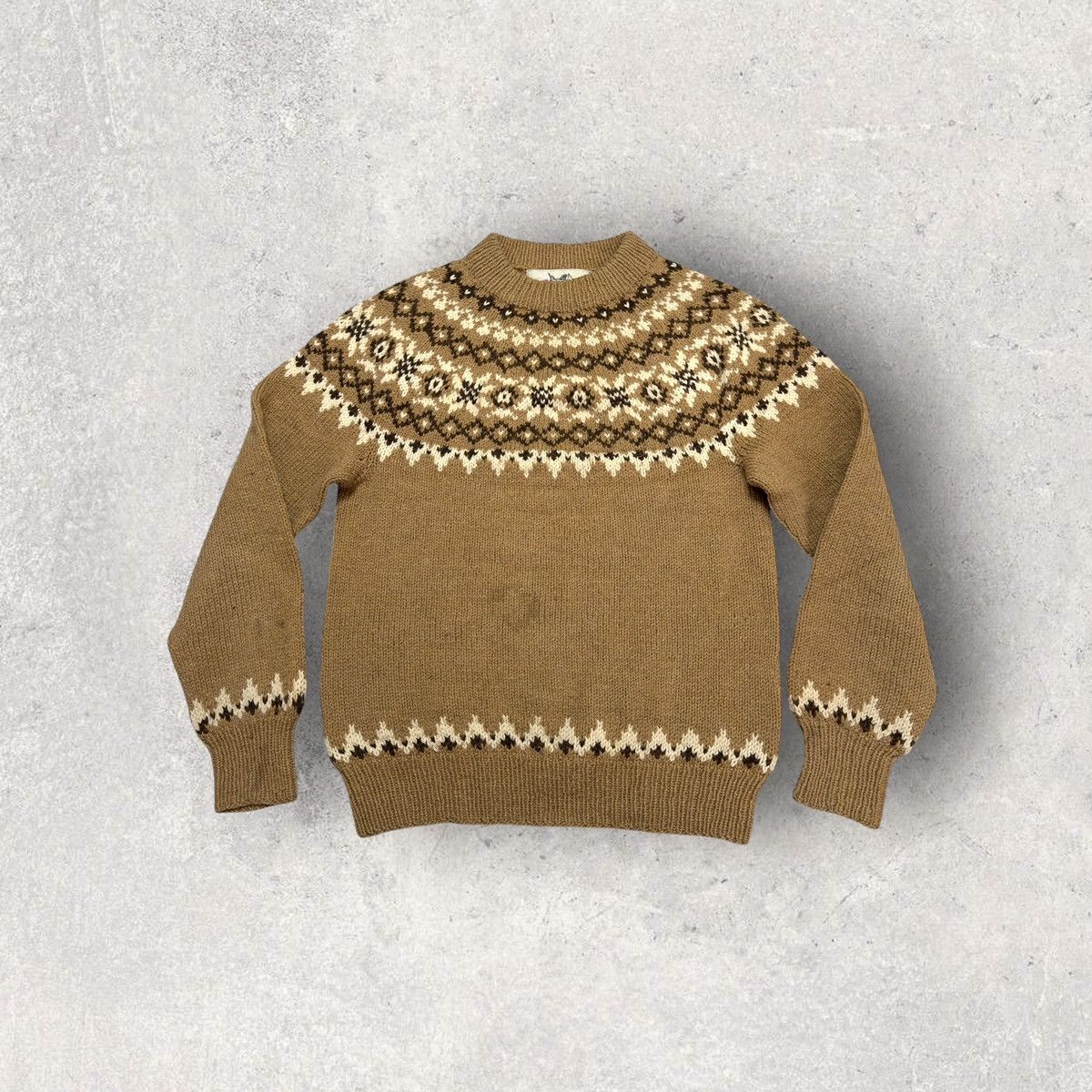 Vintage Vintage Danspin hand knit wool sweater Size US M / EU 48-50 / 2 - 1 Thumbnail