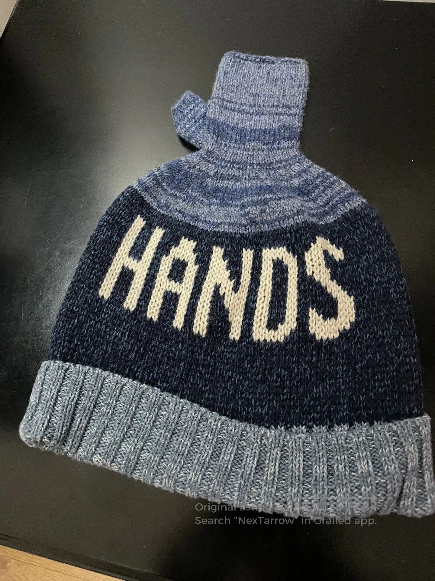 Kapital Kapital Indigo Knit Beanie. Size ONE SIZE - 5 Thumbnail