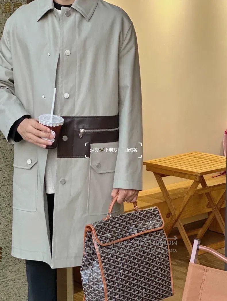 Hermes Hermes Men's Leather Lined Windproof Trench Coat Size US M / EU 48-50 / 2 - 4 Thumbnail