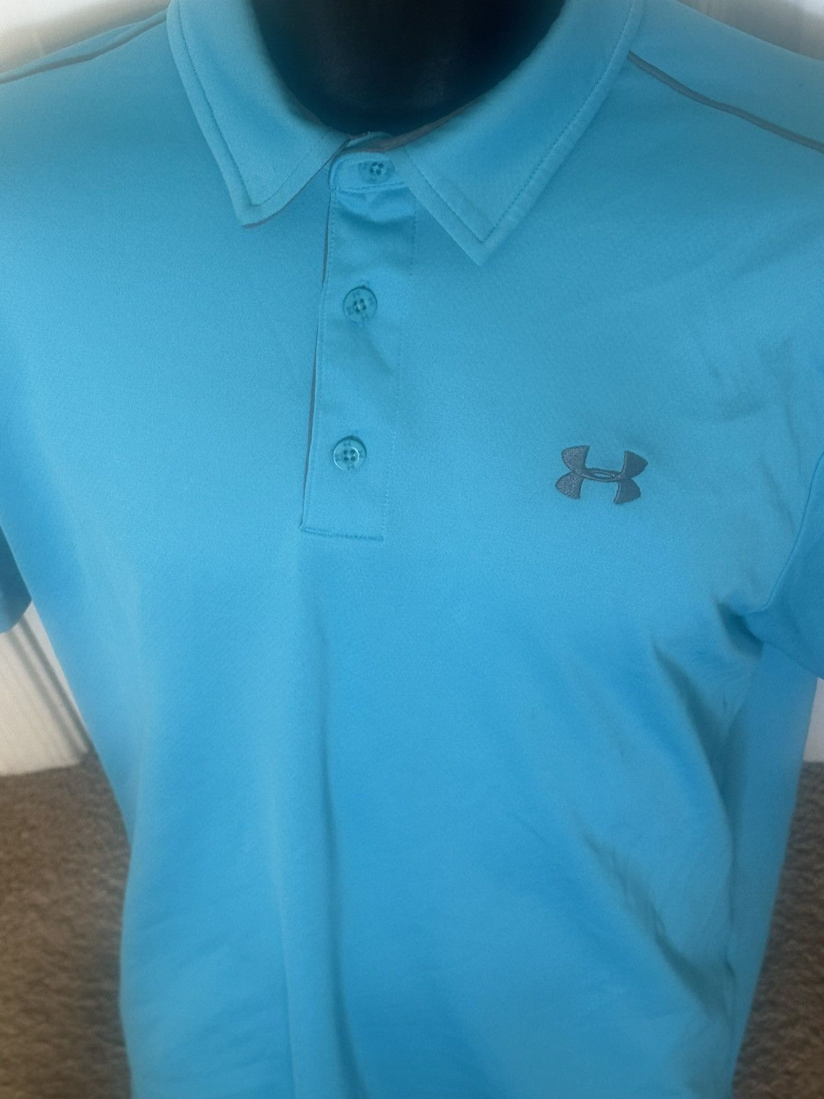 Under Armour Men’s used Under Armour UA blue size L polo shirt blue Size US L / EU 52-54 / 3 - 1 Thumbnail