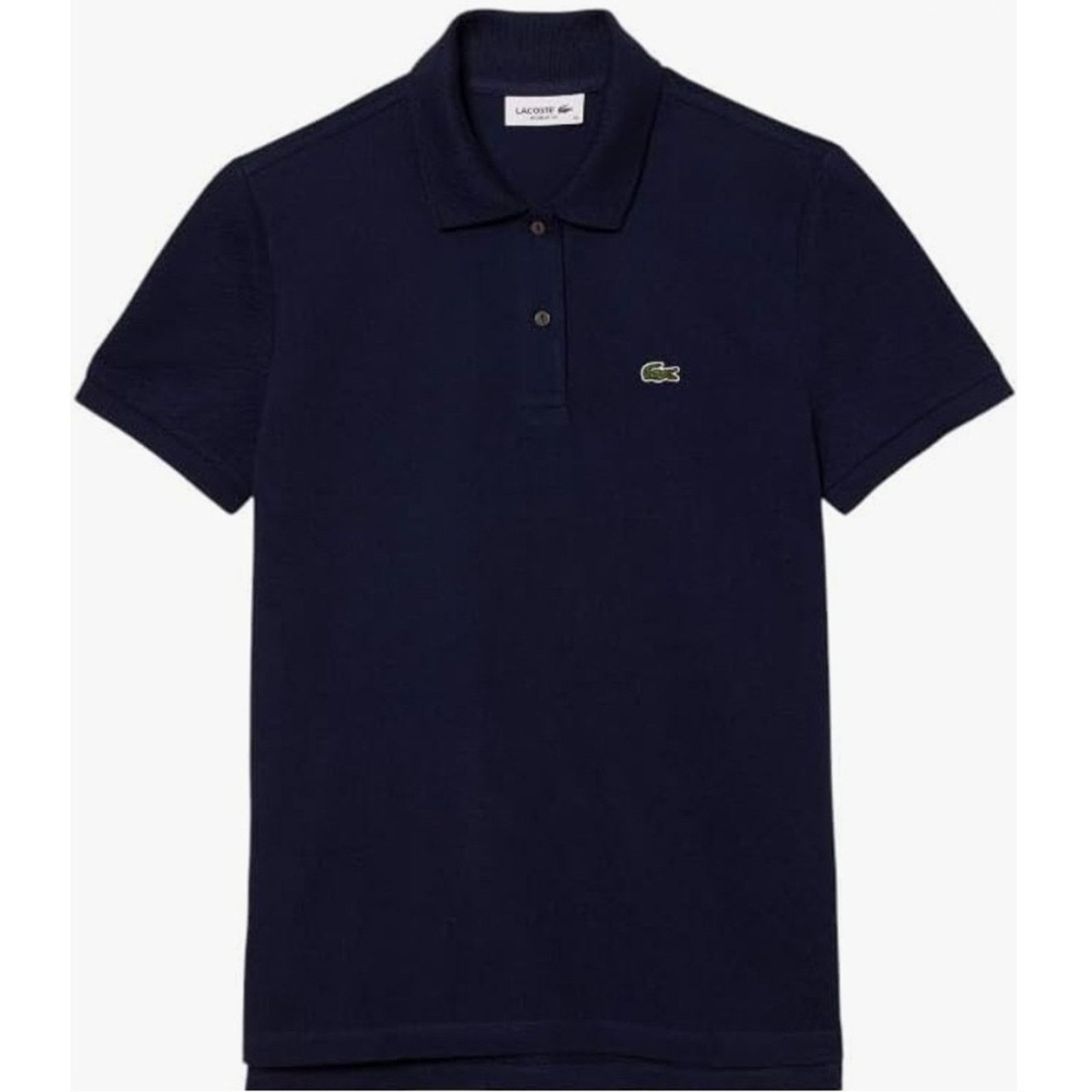 Lacoste Women's Regular Fit Soft Cotton Petit Polo Navy 8