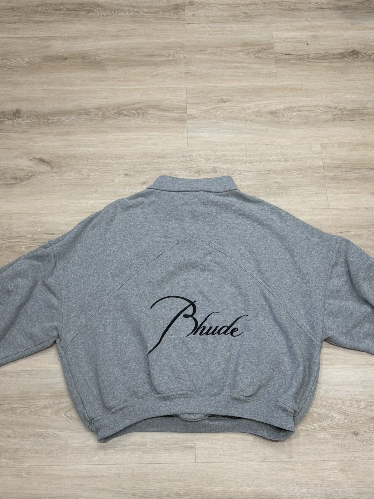 Rhude Rhude Classic Logo Quarter Zip Sweatshirt Size US XL / EU 56 / 4 - 8 Thumbnail