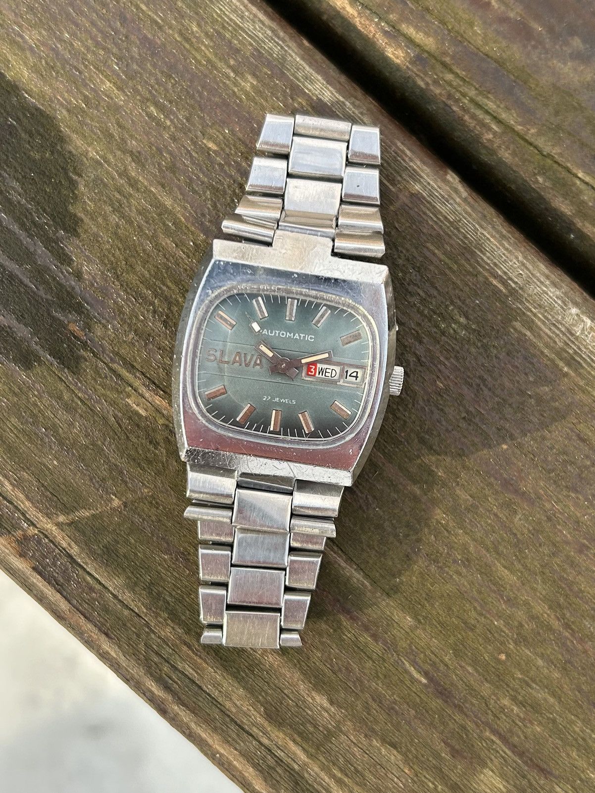 Vintage Vintage Slava Automatic Watch Mechanical Authentic 1980s Size ONE SIZE - 18 Thumbnail