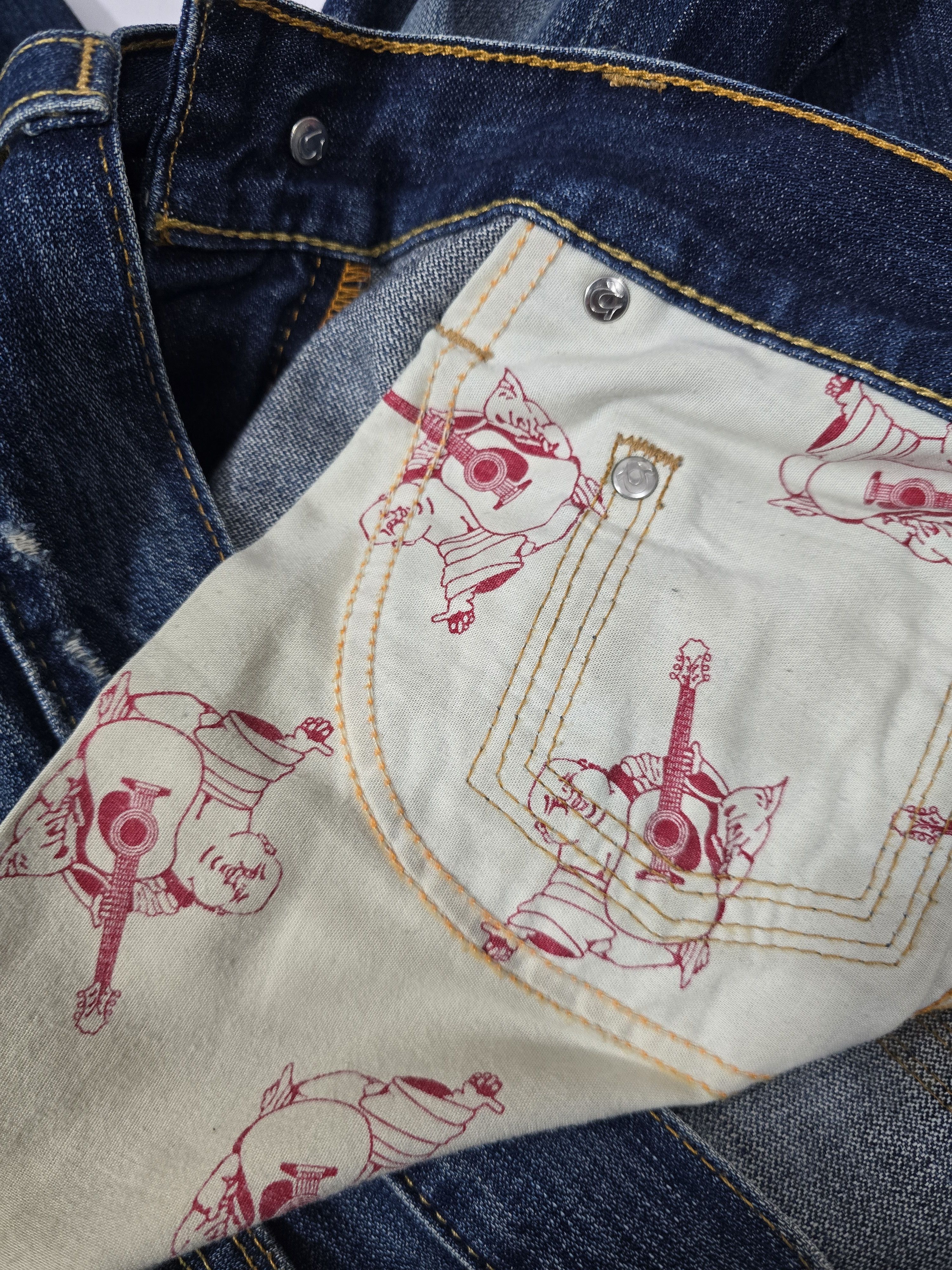True Religion TRUE True Religion VINTAGE ,Bobby QT jeans w33 made in USA Size US 33 - 15 Thumbnail