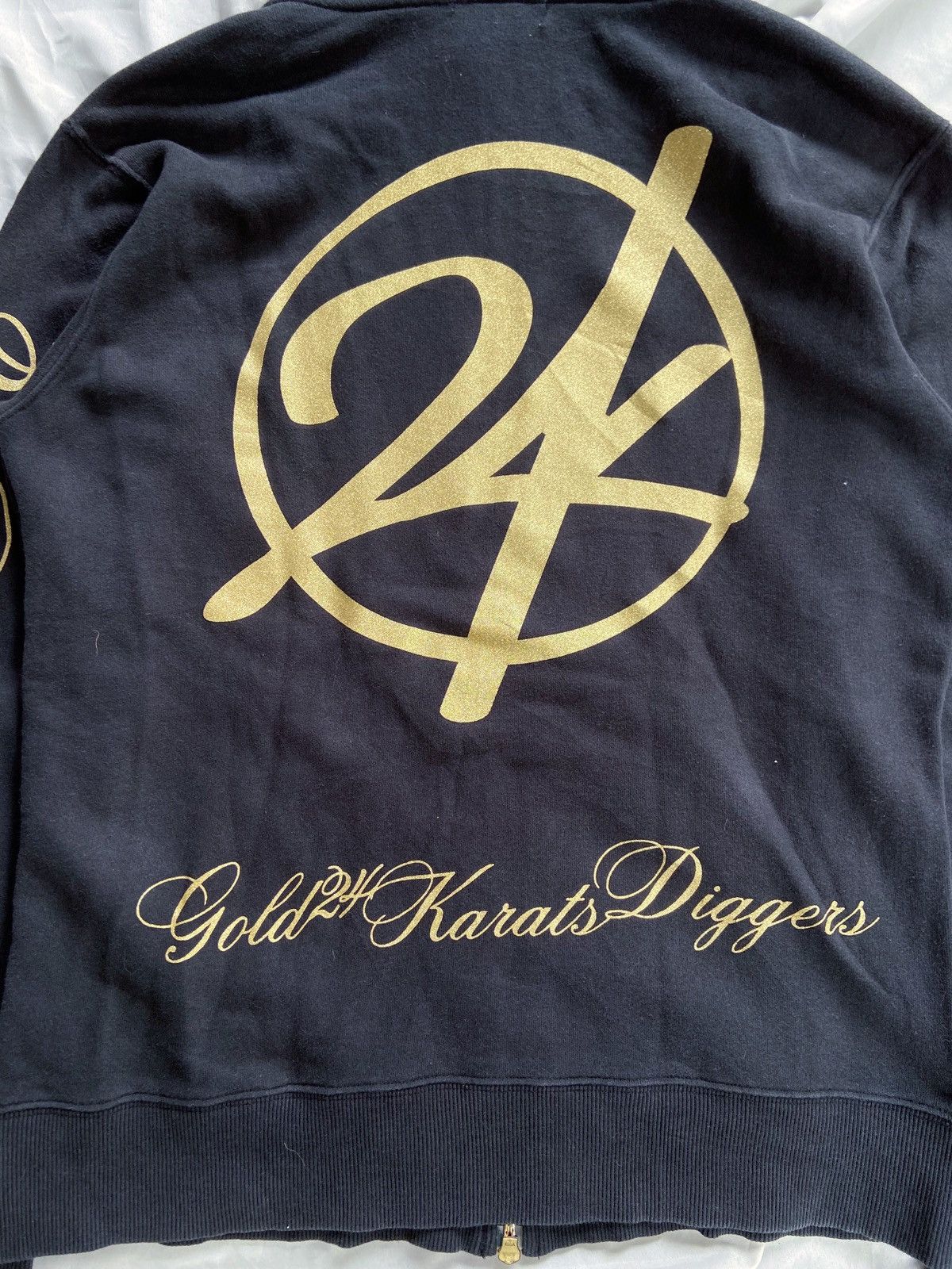 Japanese Brand GOLDS 24 KARATS DIGGERS ZIP HOODIE undercover number nine Size US M / EU 48-50 / 2 - 20 Thumbnail